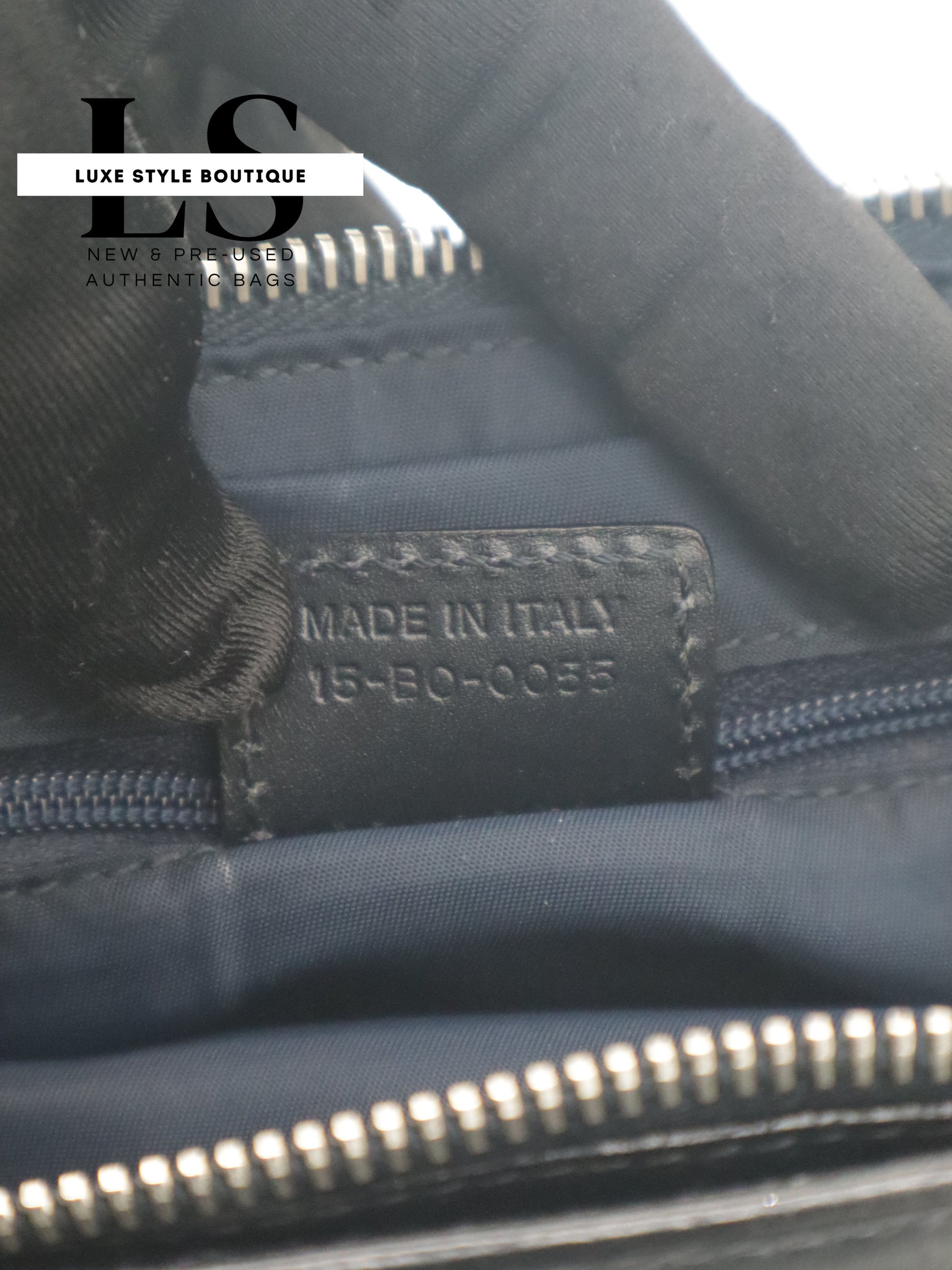 Dior Diorissimo Canvas Trotter Navy Blue