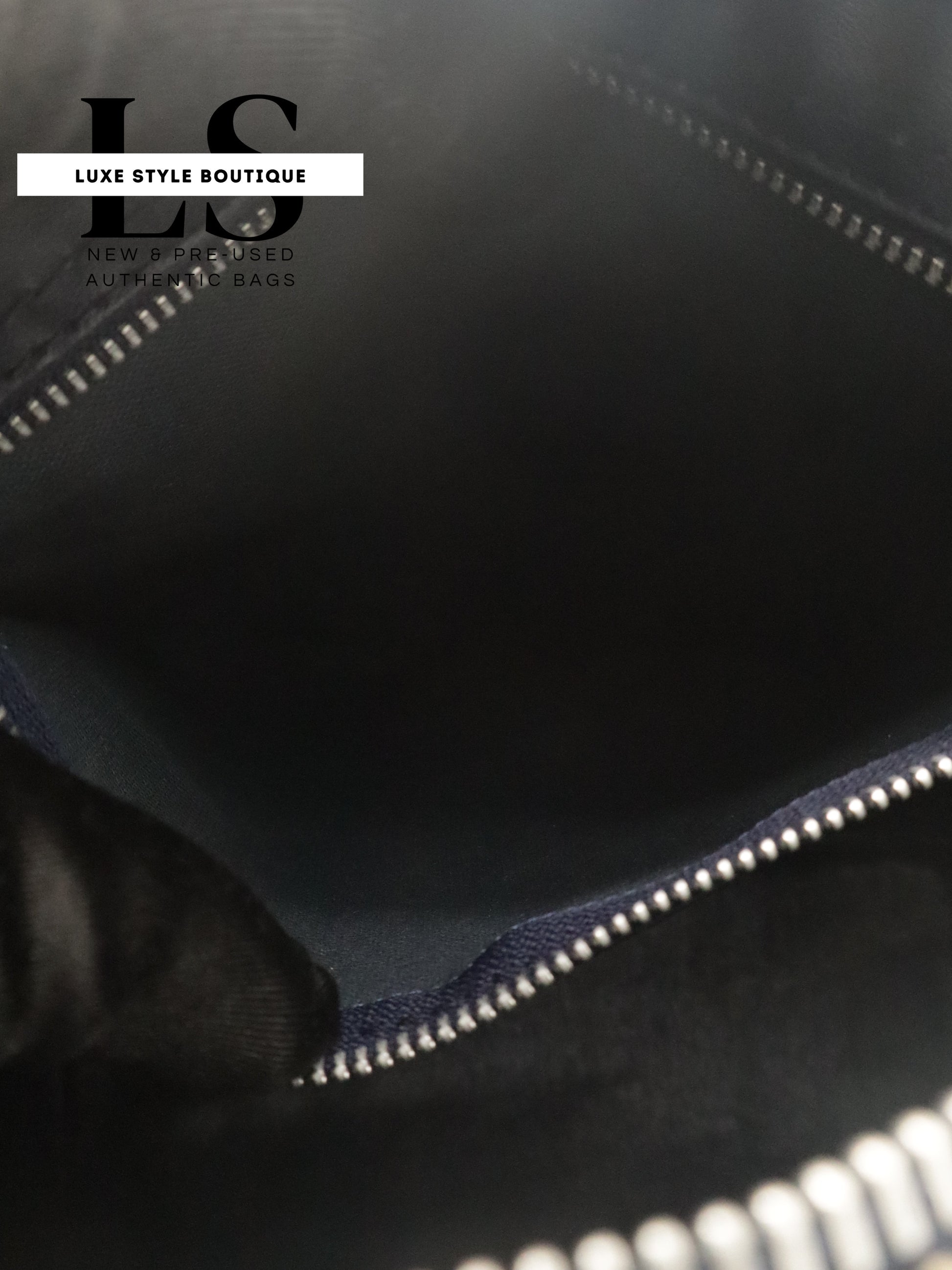 Dior Mini Trotter Boston Bag Navy Blue