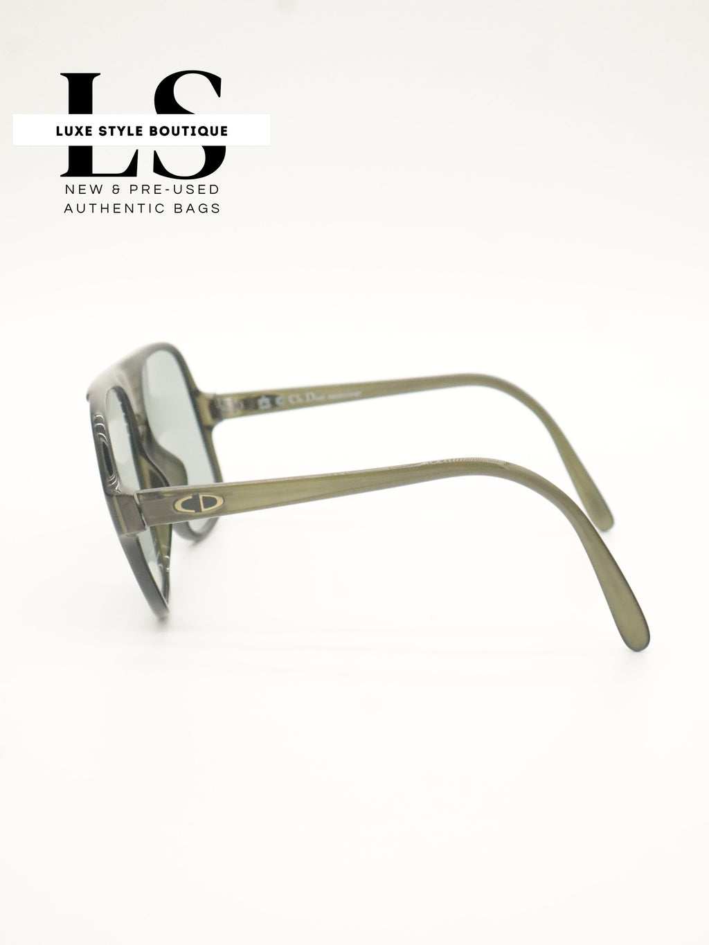 Dior Aviator Sunglasses 2121A Black/Green