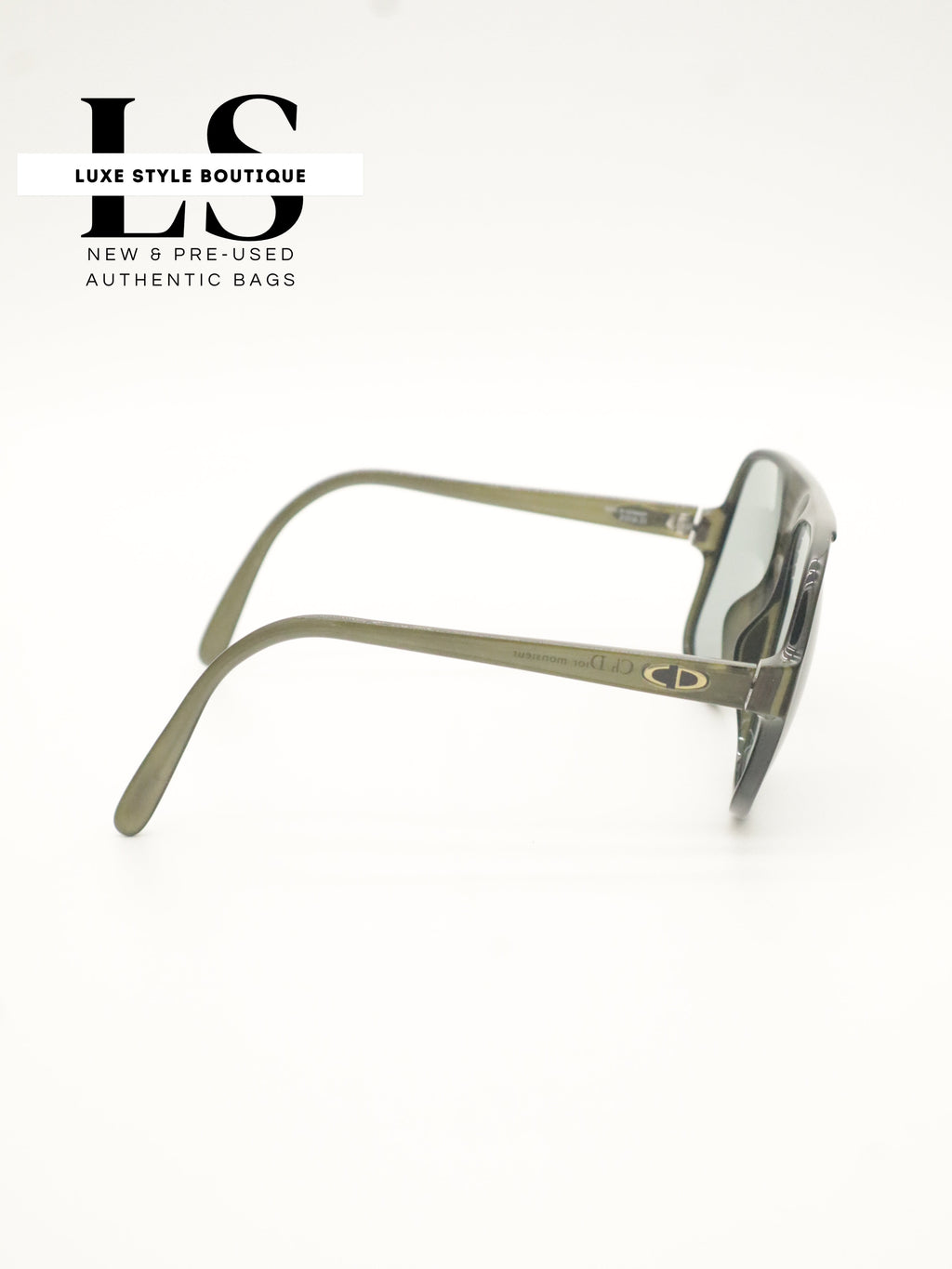 Dior Aviator Sunglasses 2121A Black/Green