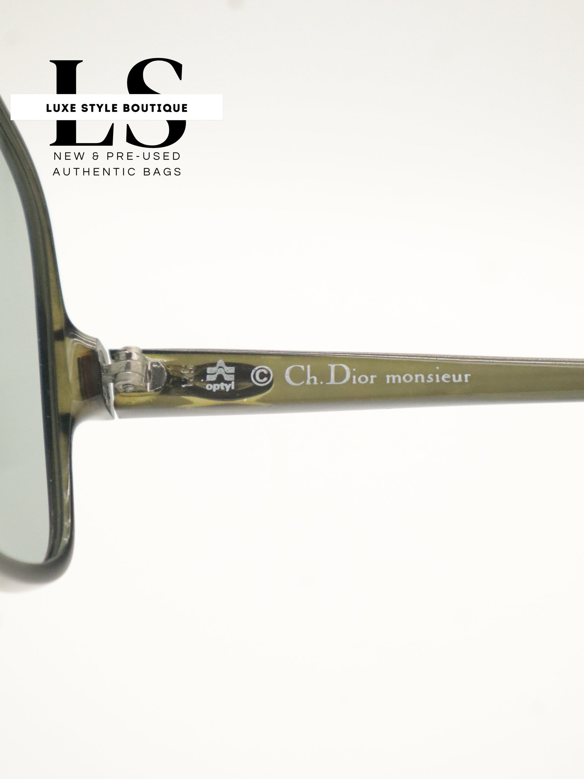 Dior Aviator Sunglasses 2121A Black/Green