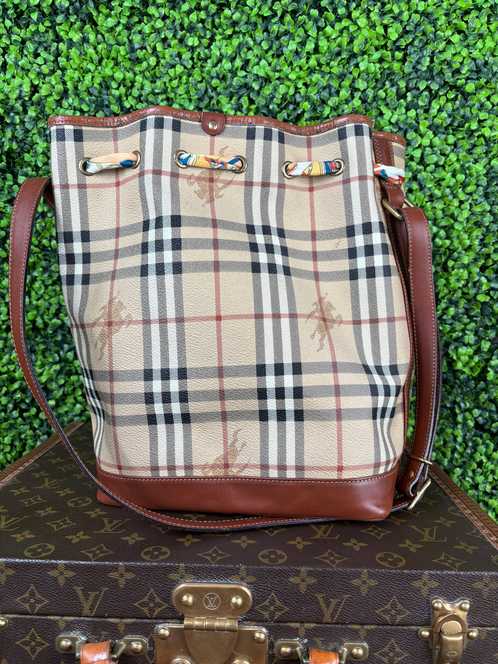 Burberry Drawstring Bag