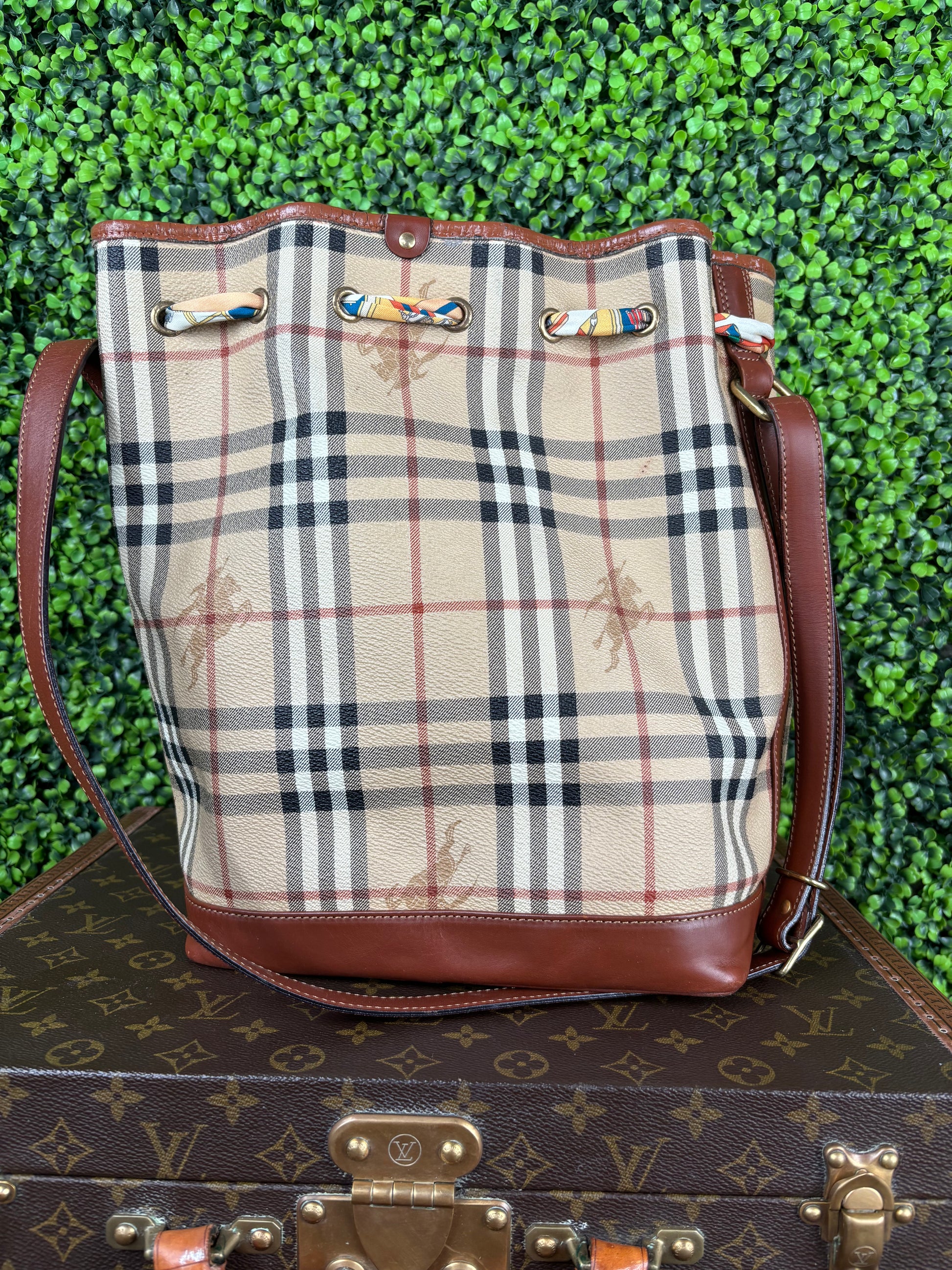 Burberry Drawstring Bag