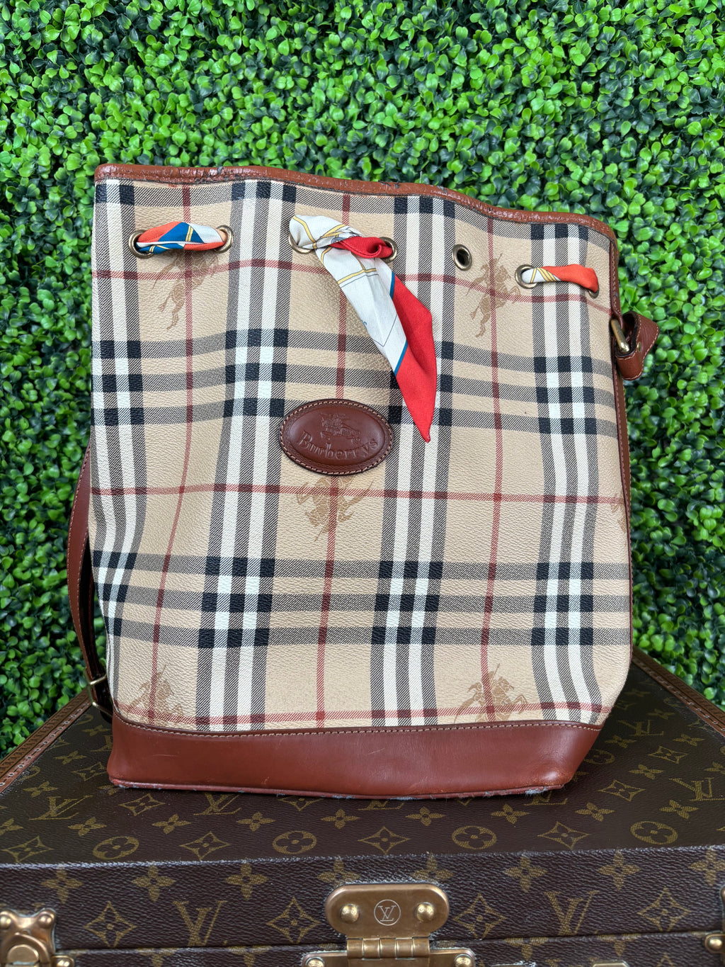 Burberry Drawstring Bag