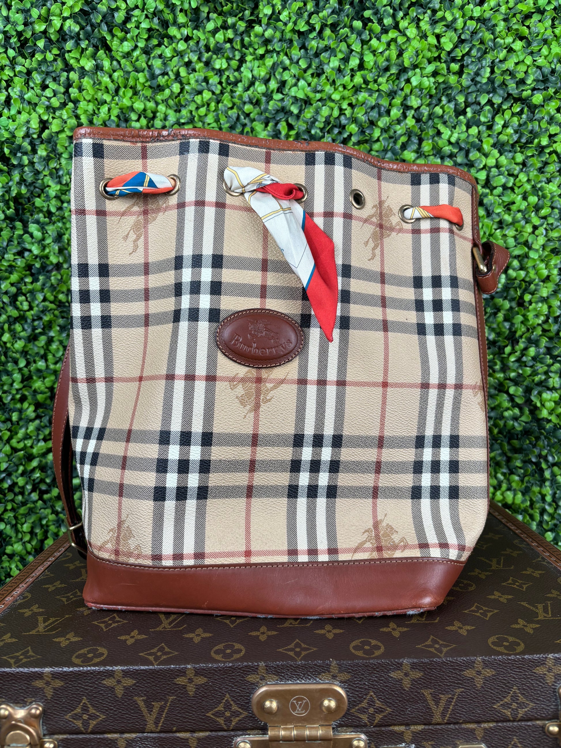 Burberry Drawstring Bag