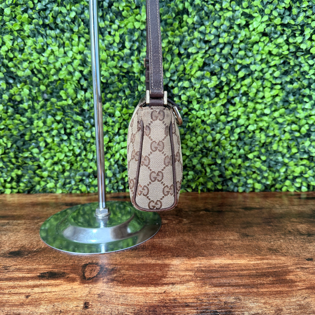 Gucci Canvas Pouch Brown