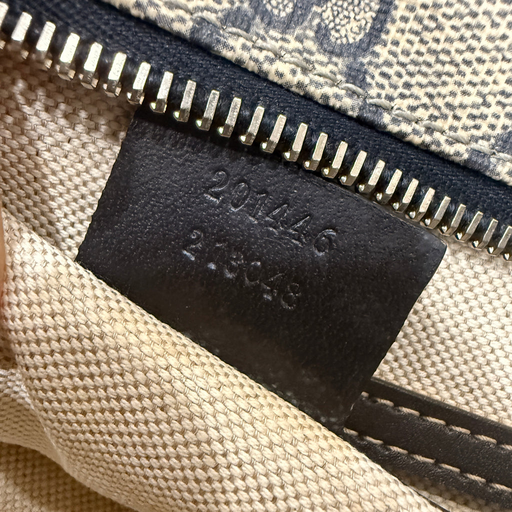 Gucci Canva Blue Crossbody