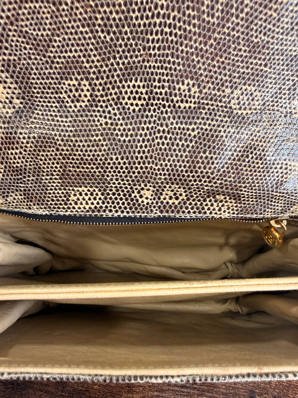 Fendi SAS Lizard Skin Handbag