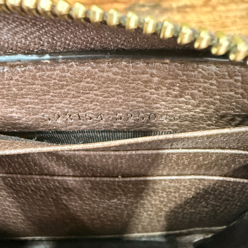 Gucci Ophidia Zip Around Wallet