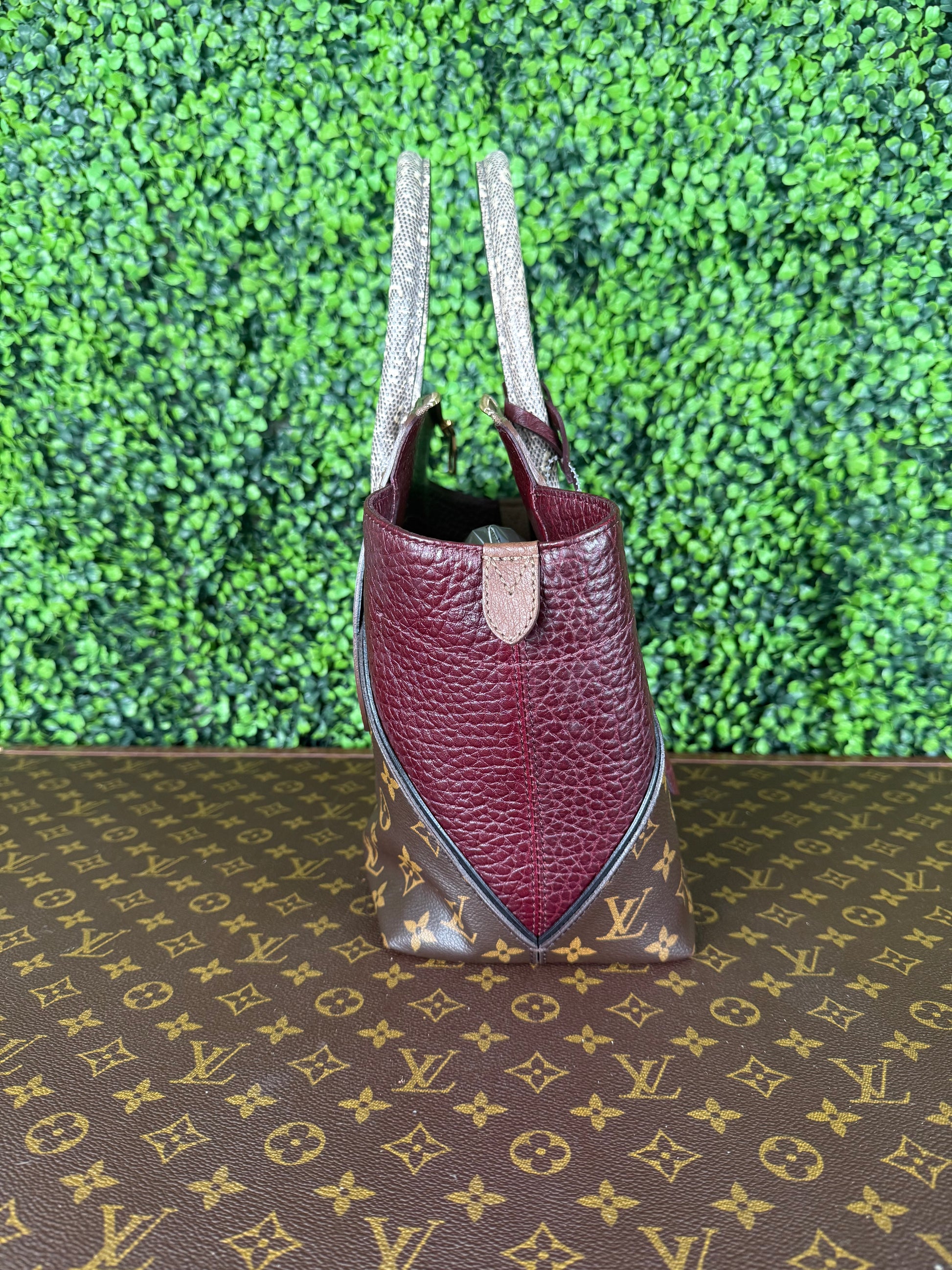 Louis Vuitton Ostrich & Python Majestuex MM