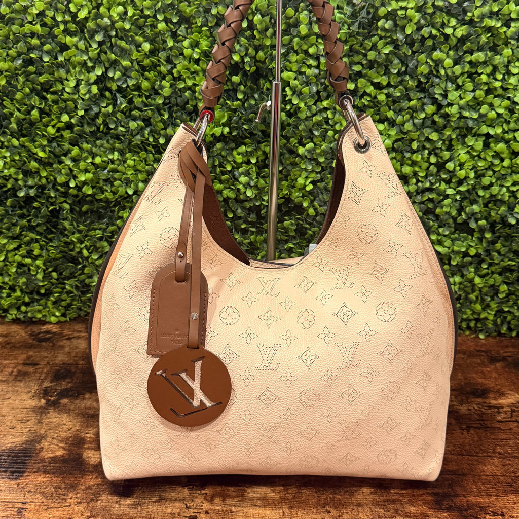 Louis Vuitton Caramel Mahina Hobo Bag