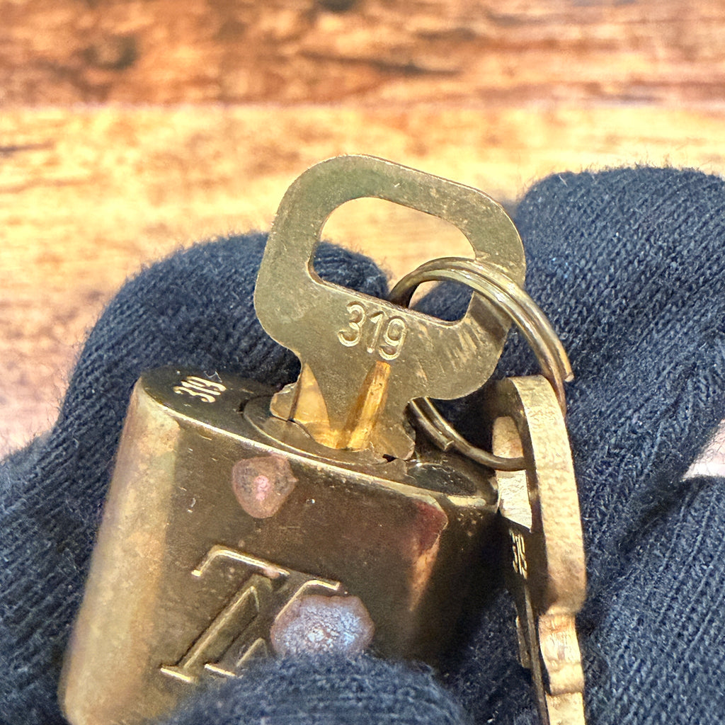 Louis Vuitton Padlock & 2 Key Set 319