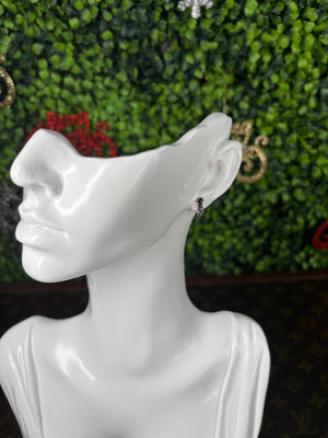 Earrings Yellow Gold 18K w/Blue Sapphires