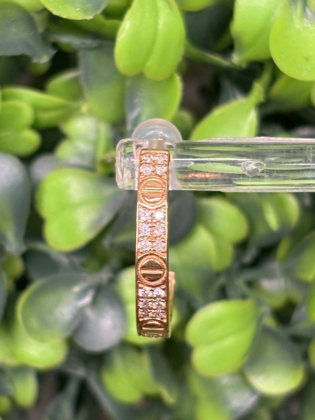 Earrings Yellow Gold 18K w/Diamonds