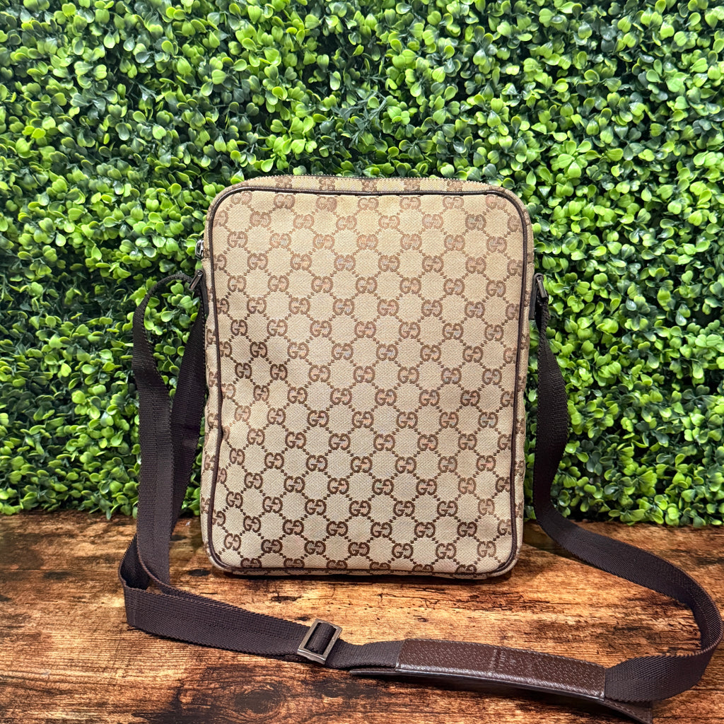 Gucci Vintage GG Canvas Crossbody