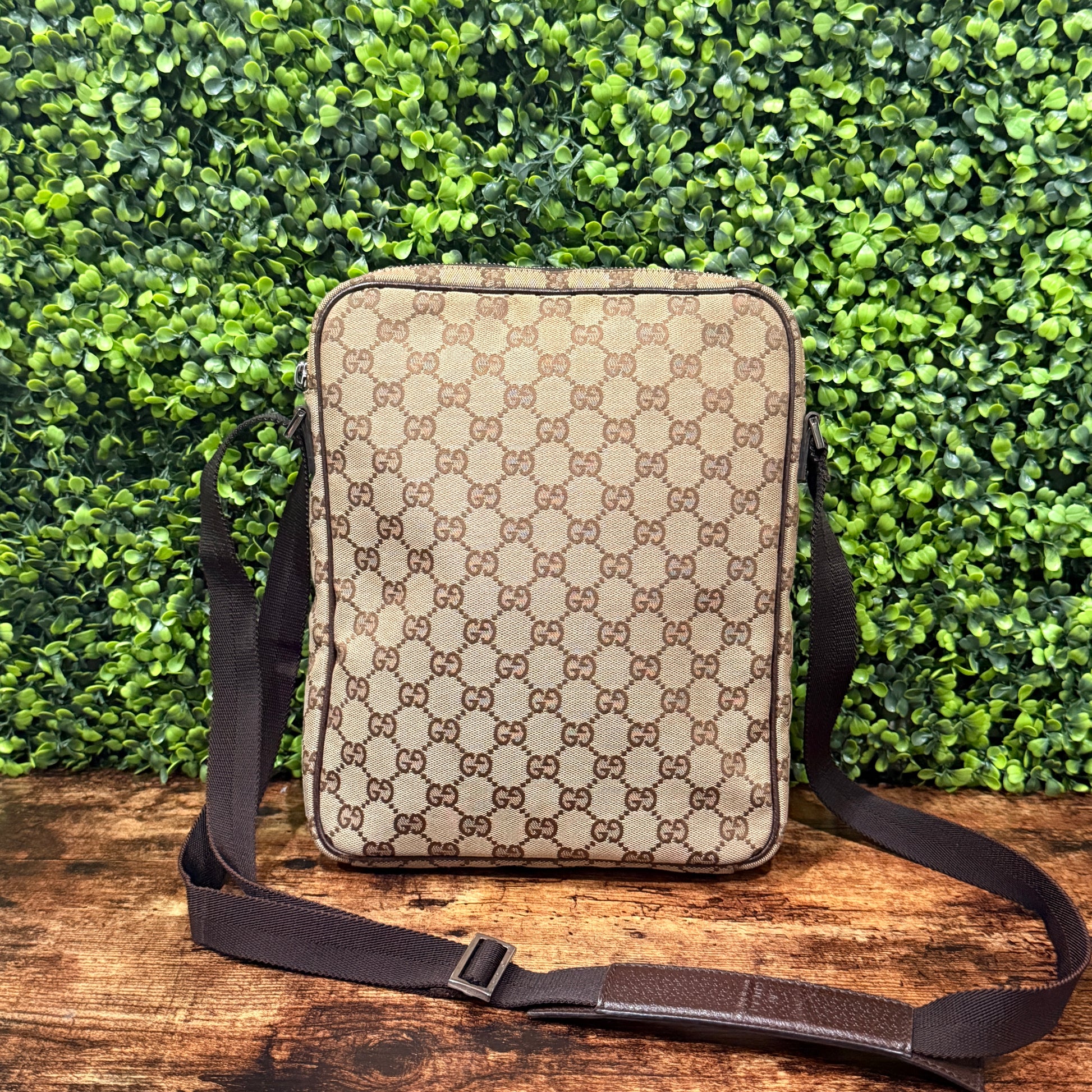 Gucci Vintage GG Canvas Crossbody