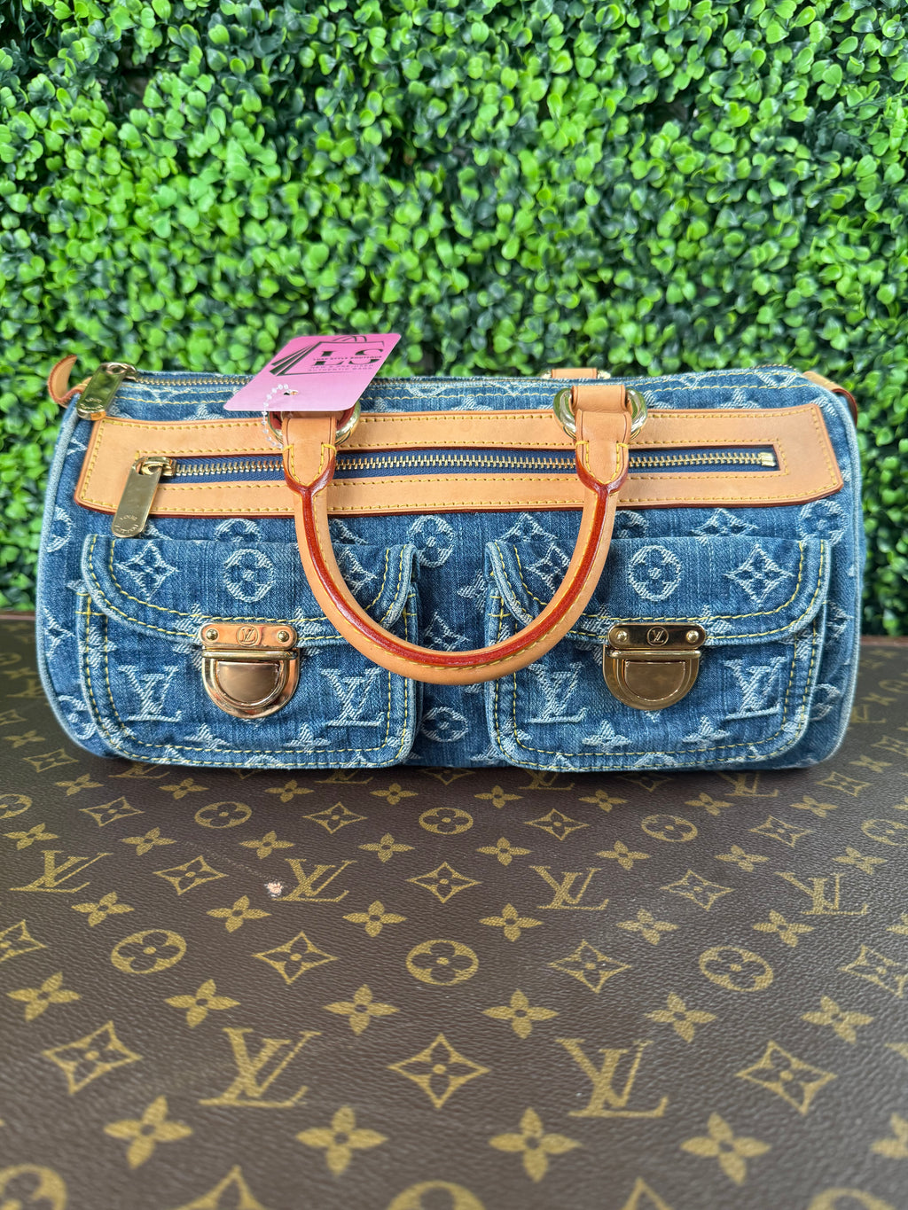 Louis Vuitton Speedy Monogram Denim Blue