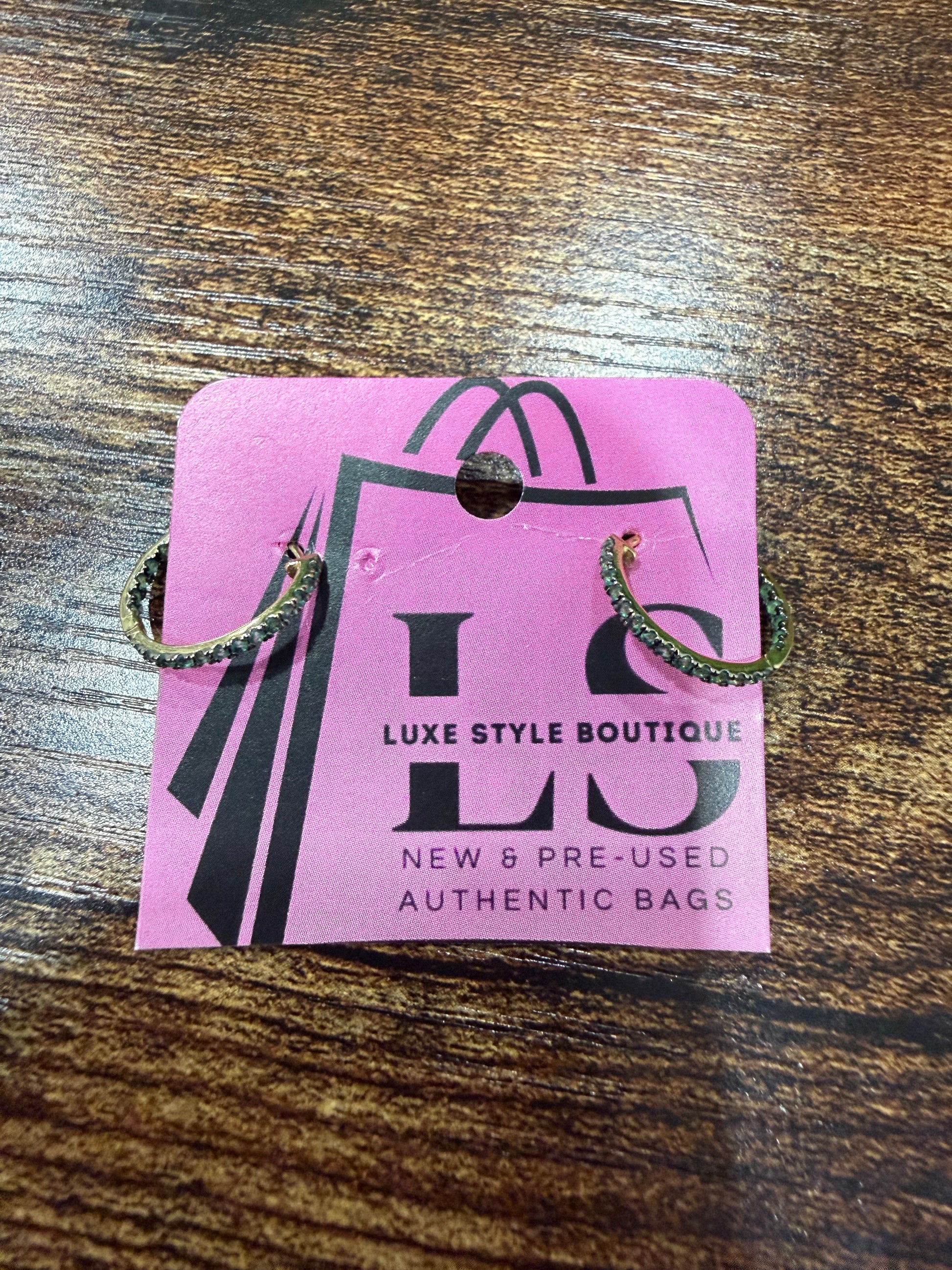 Earrings Yellow Gold 18K w/Emeralds