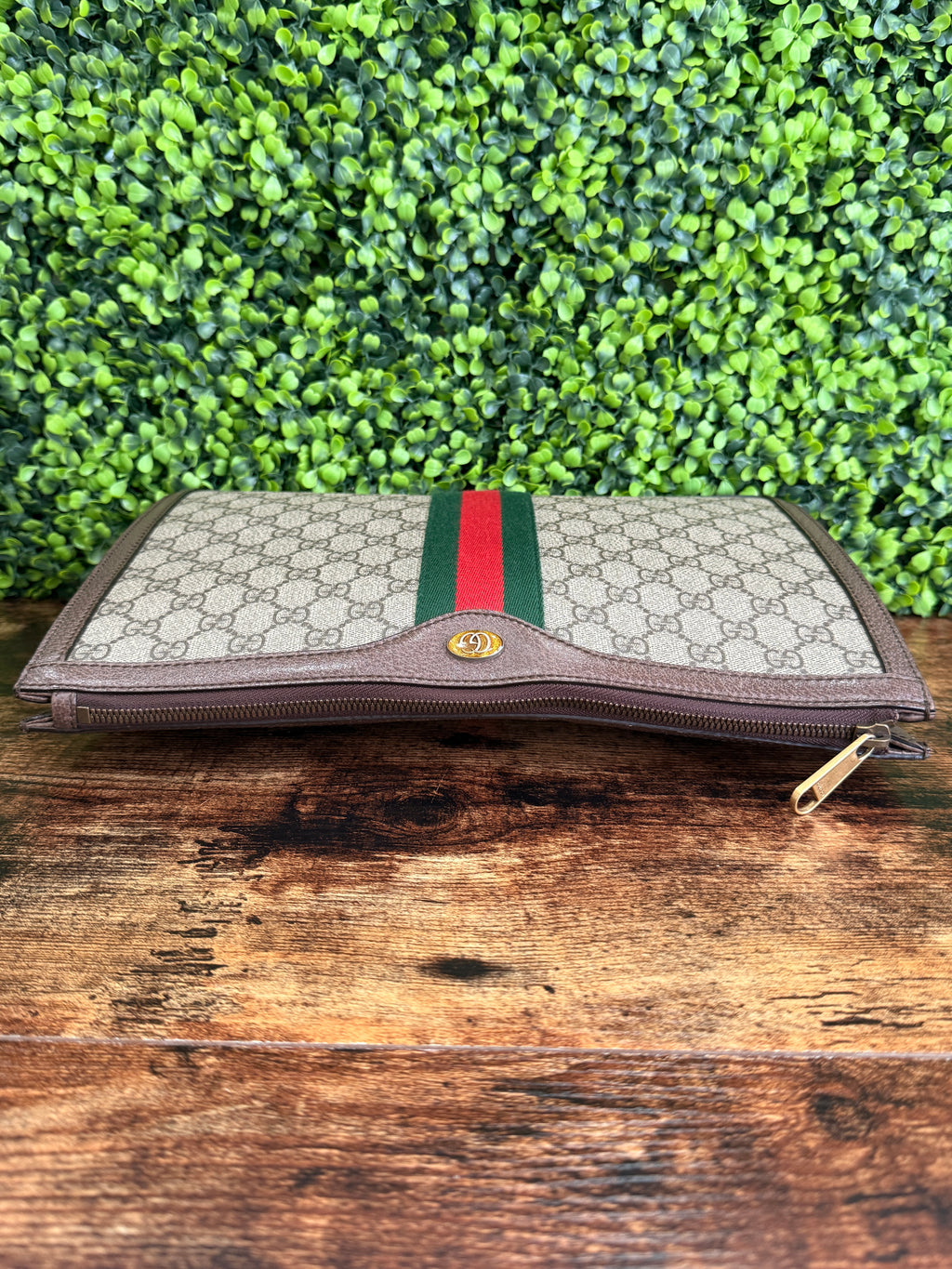 Gucci Ophidia Portfolio Clutch GG Canvas
