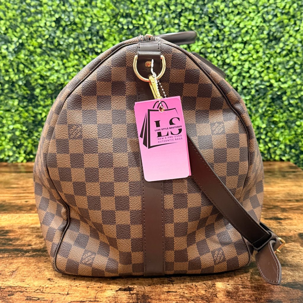 Louis Vuitton Keepall Damier Ebene w/Strap