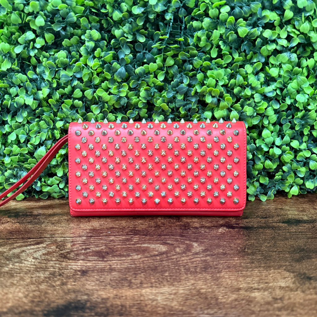 Louboutin Wristlet Wallet Red