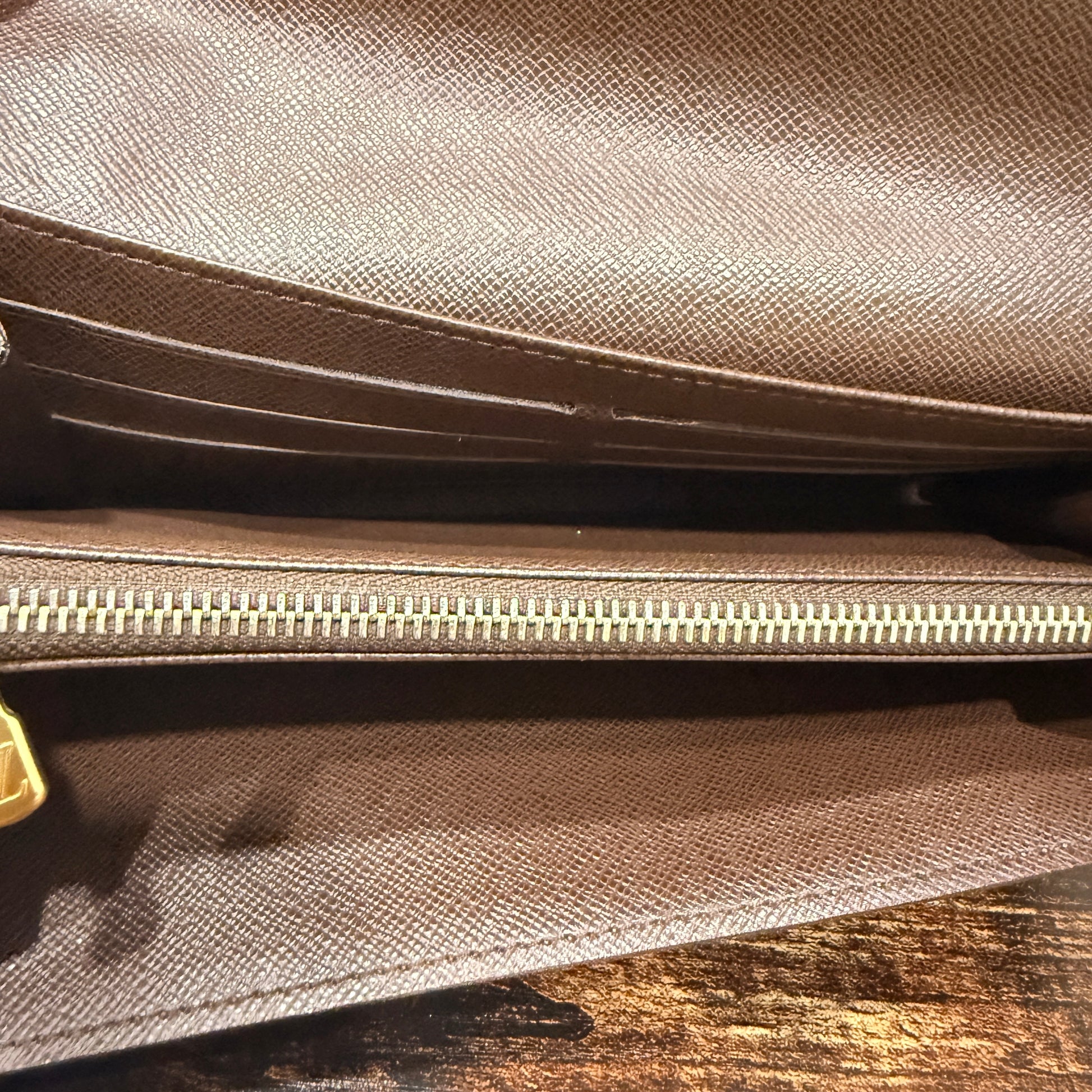 Louis Vuitton Sarah Wallet Damier Ebene