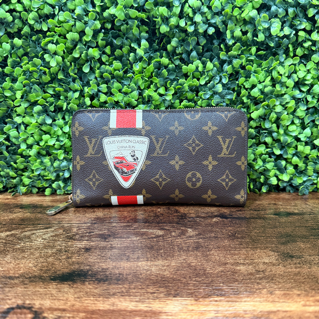 Louis Vuitton Monogram China Run Zippy Wallet