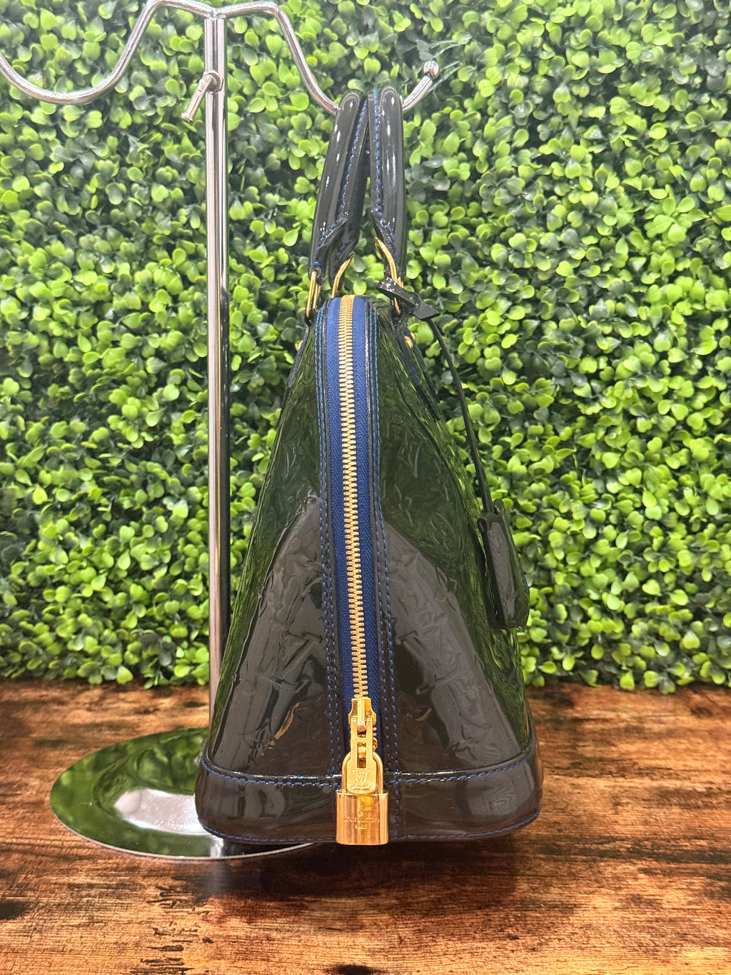 Louis Vuitton Alma Vernis Patent Monogram
