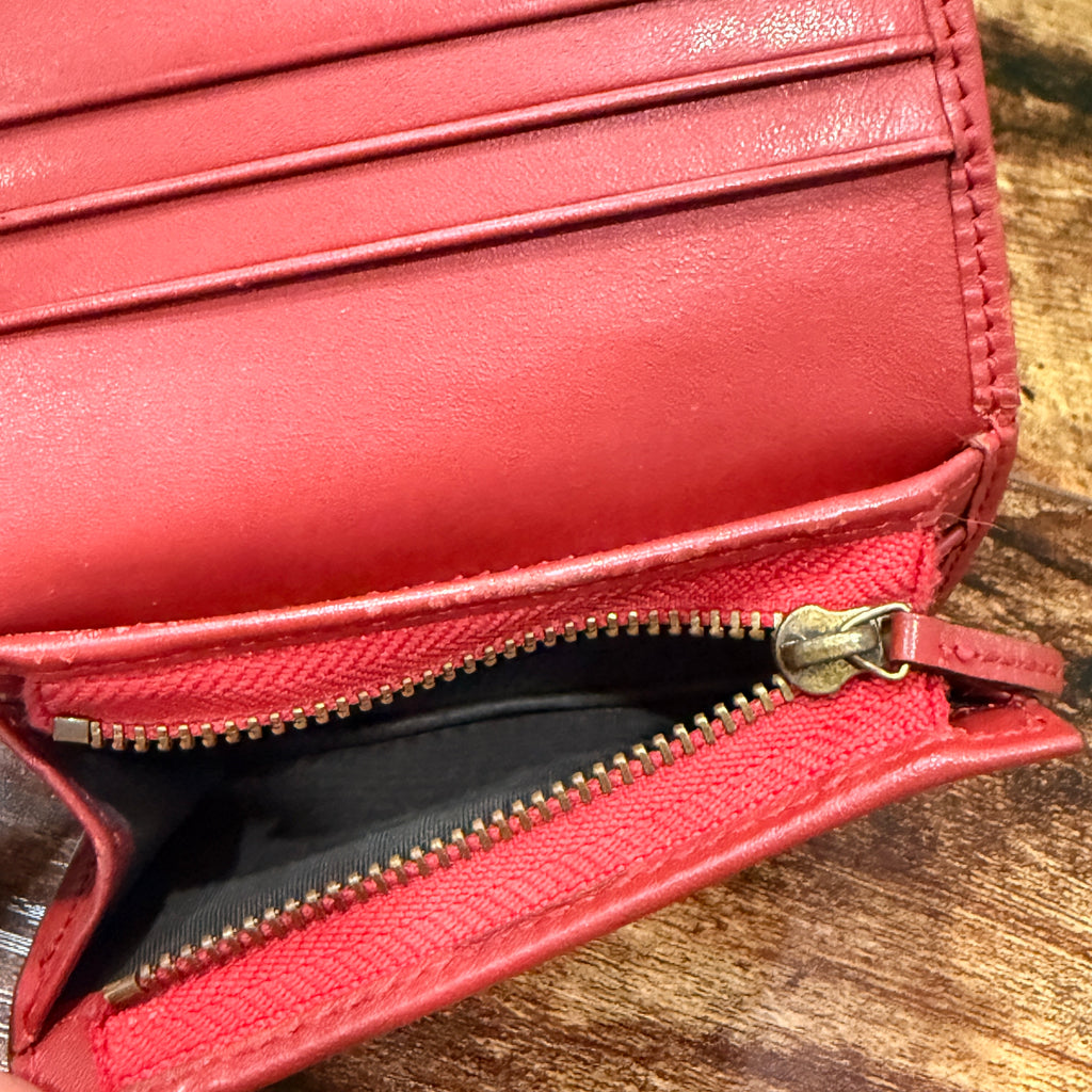 Gucci GG Supreme Cherry Compact Wallet