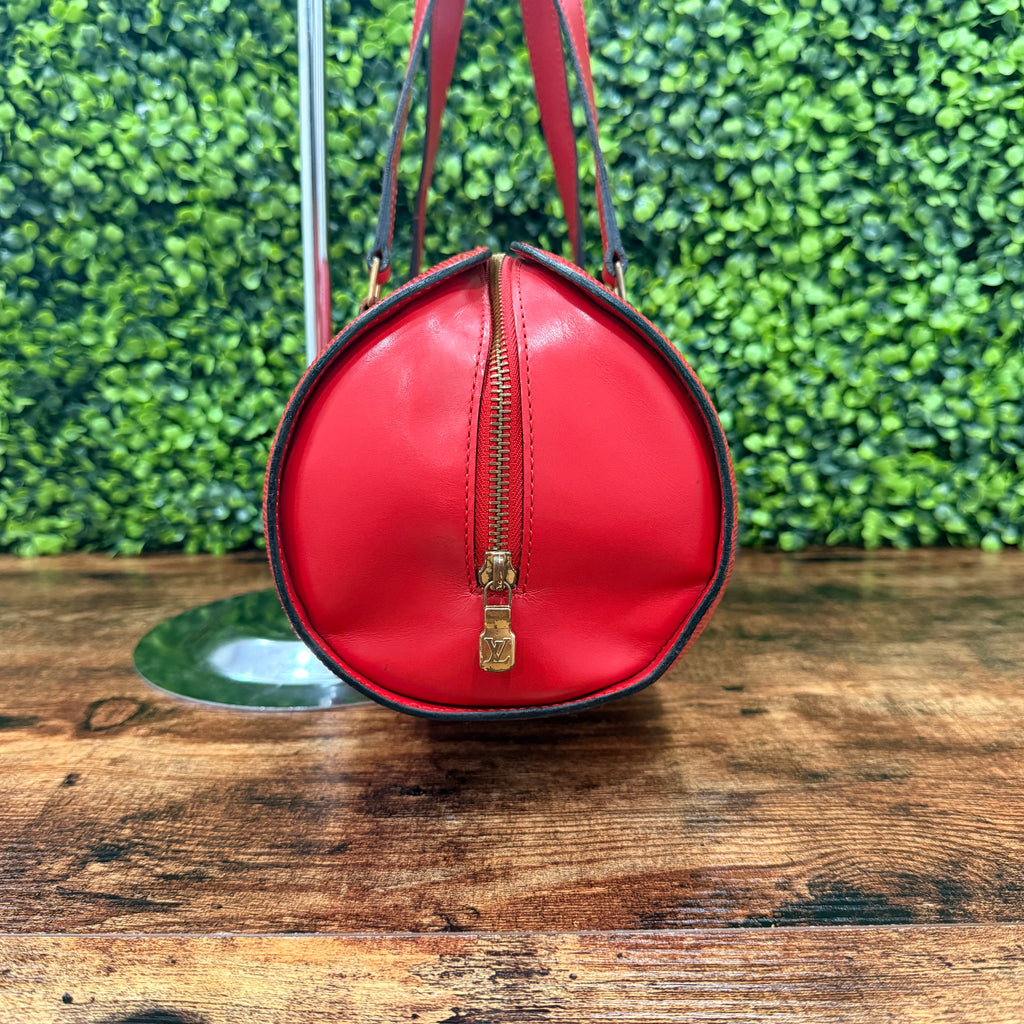 Louis Vuitton Red Pavilion Bag Epi