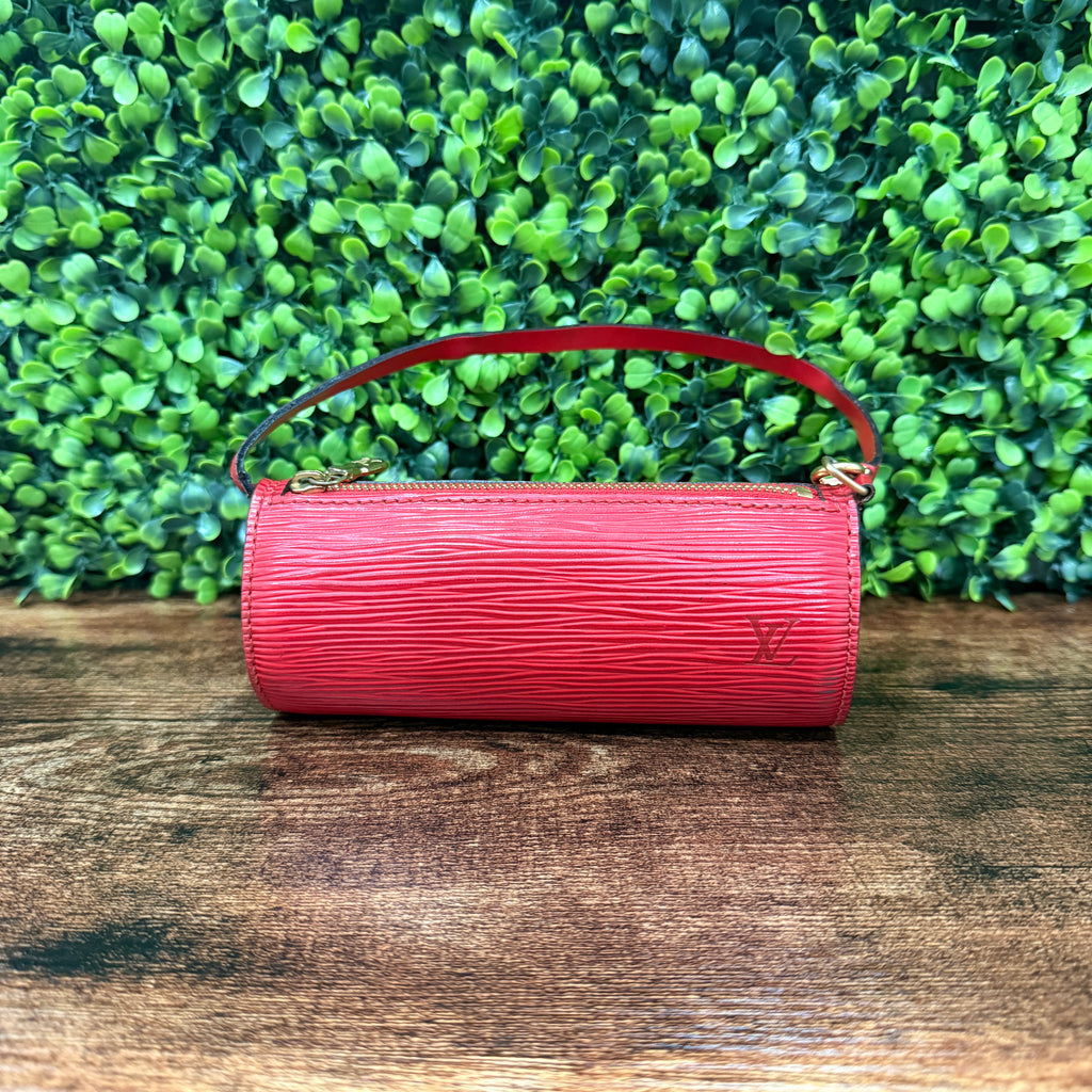 Louis Vuitton Red Pavilion Bag Epi