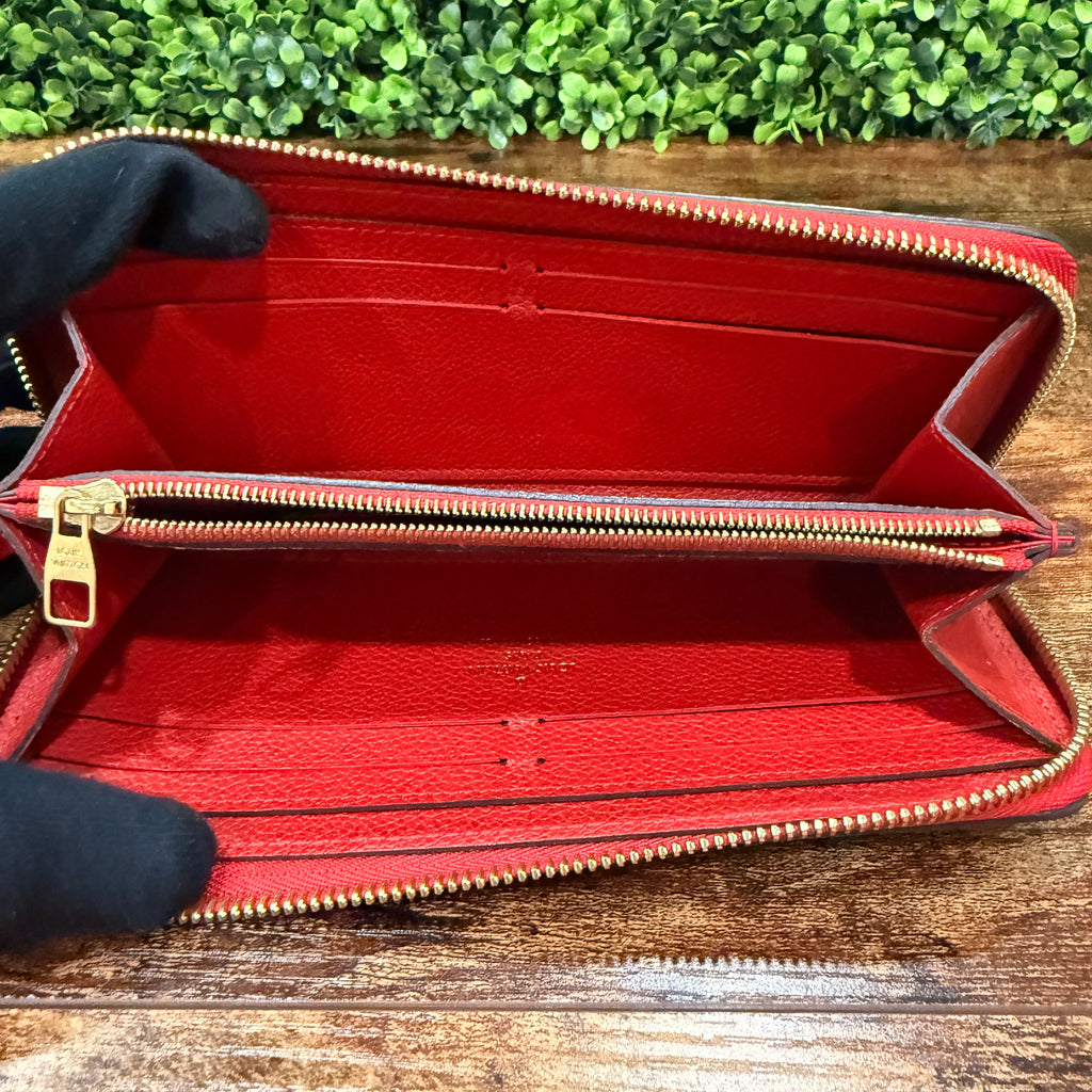 Louis Vuitton Monogram Red Empreinte Wallet