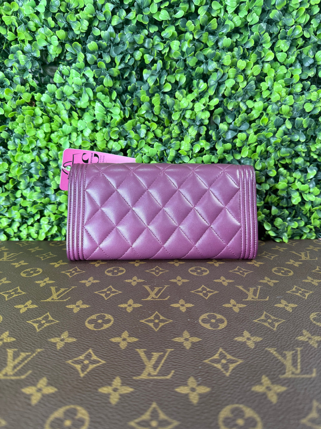 Chanel Flap Wallet Purple