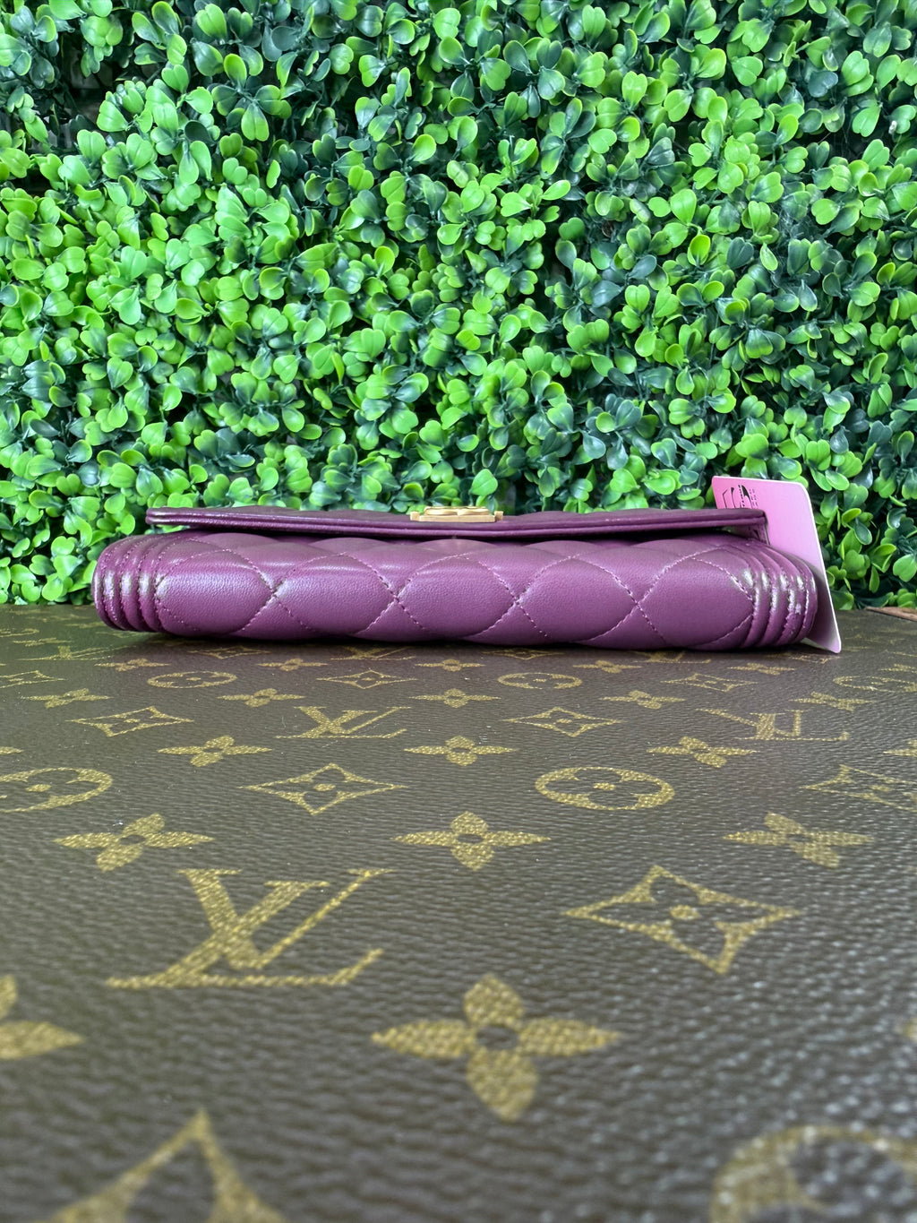 Chanel Flap Wallet Purple
