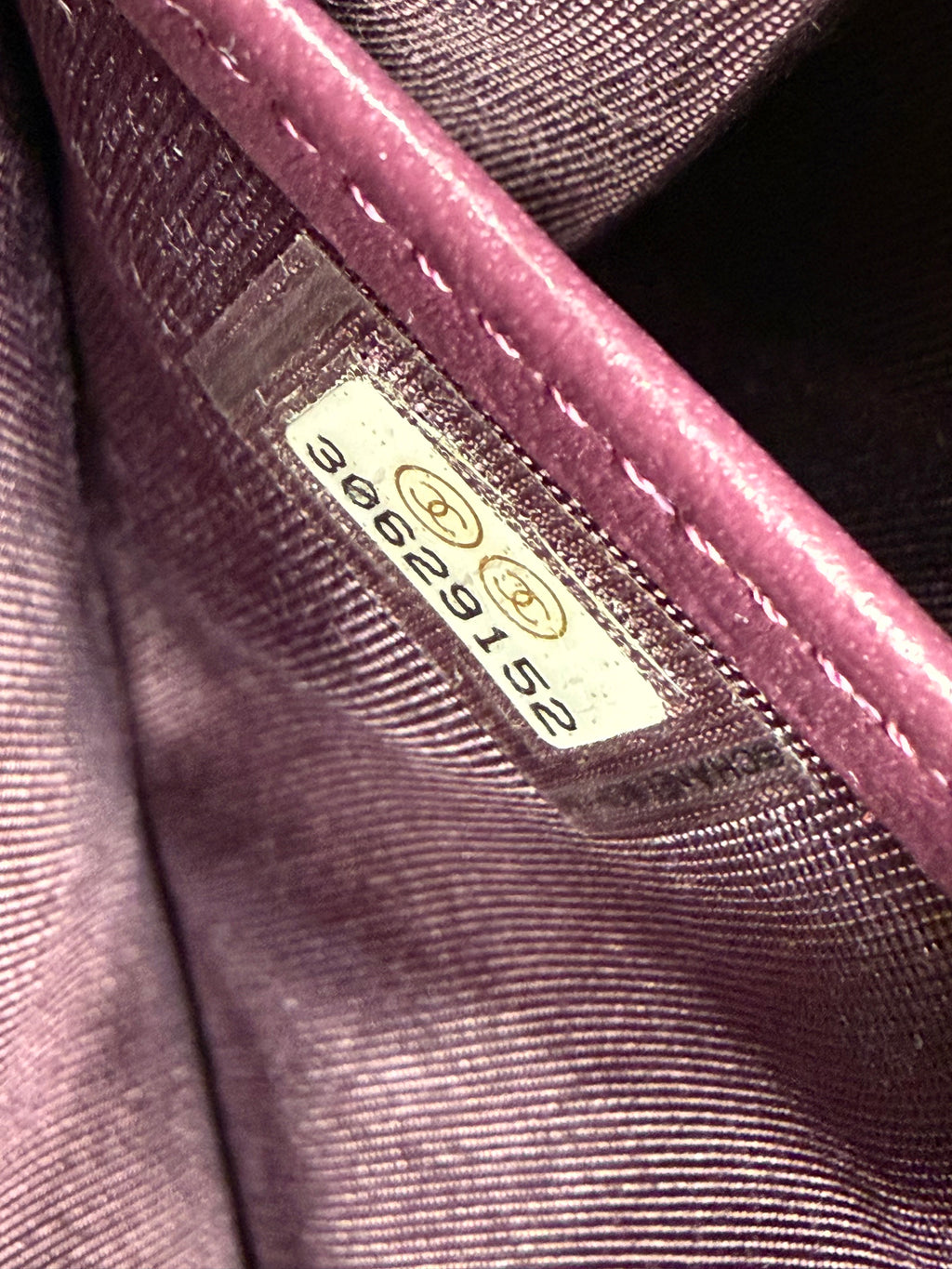 Chanel Flap Wallet Purple