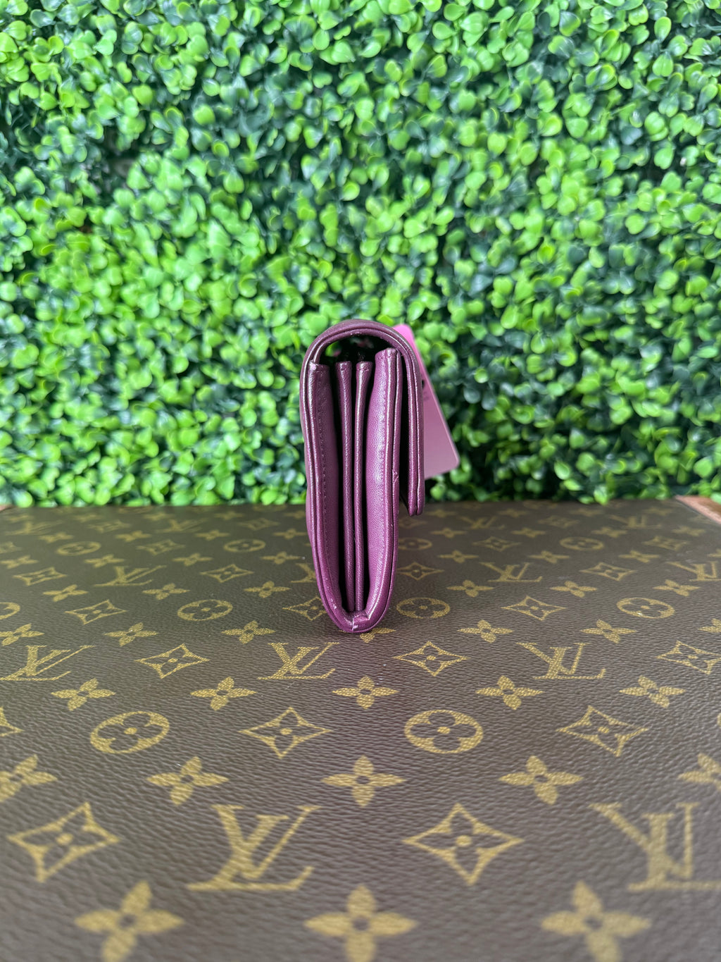 Chanel Flap Wallet Purple