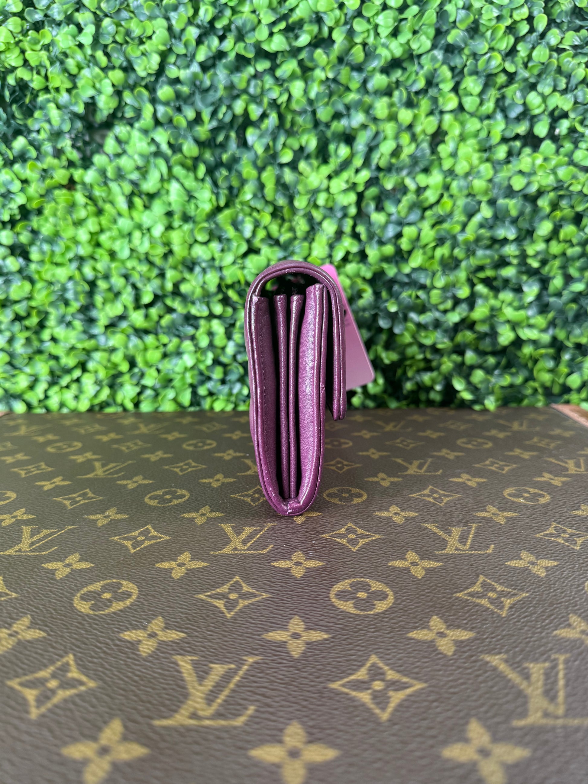 Chanel Flap Wallet Purple