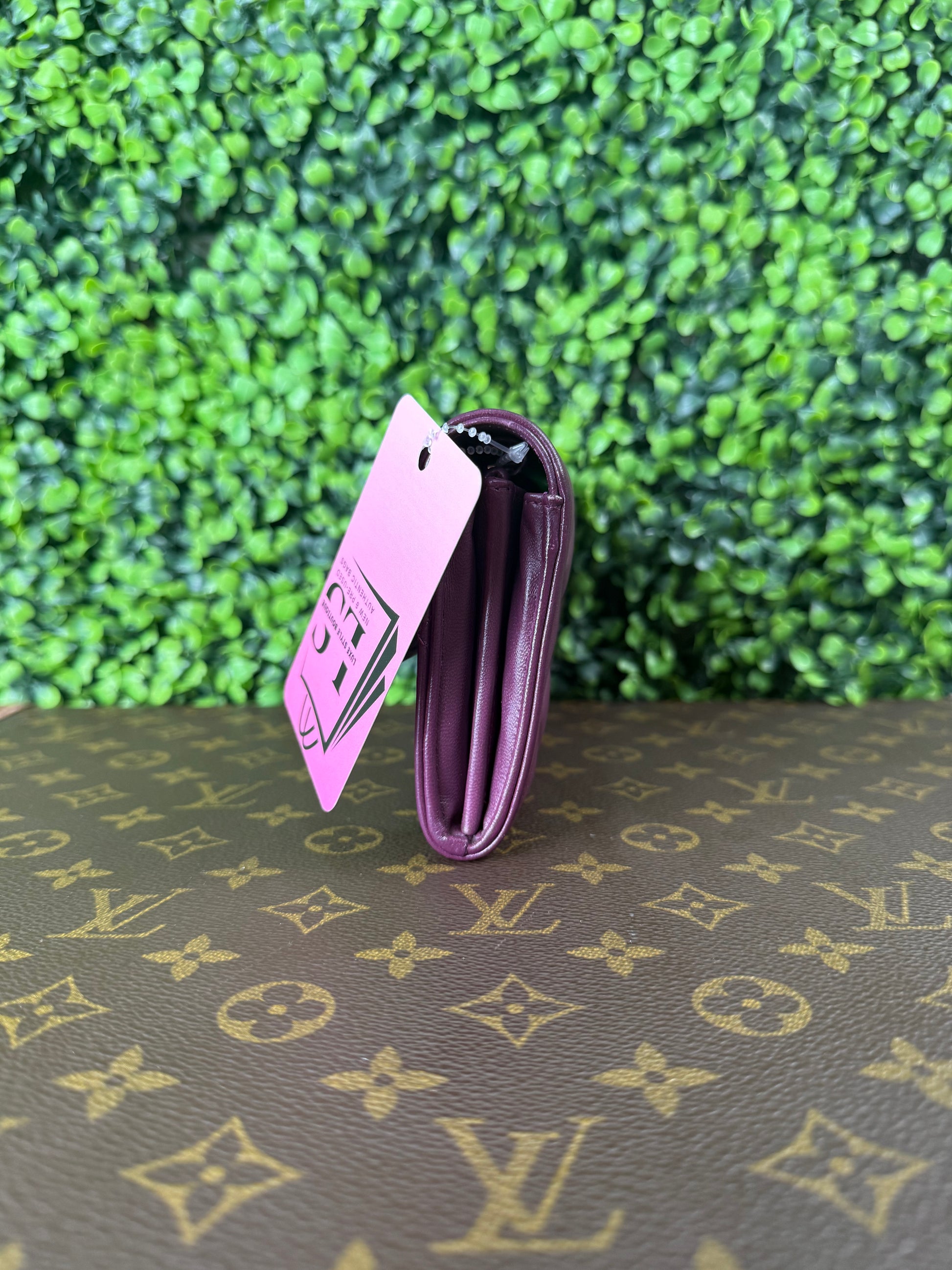 Chanel Flap Wallet Purple
