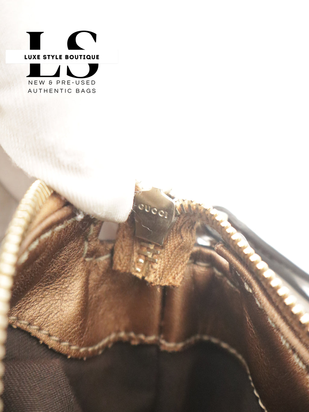 Gucci GG Canvas Sukey Satchel Bag