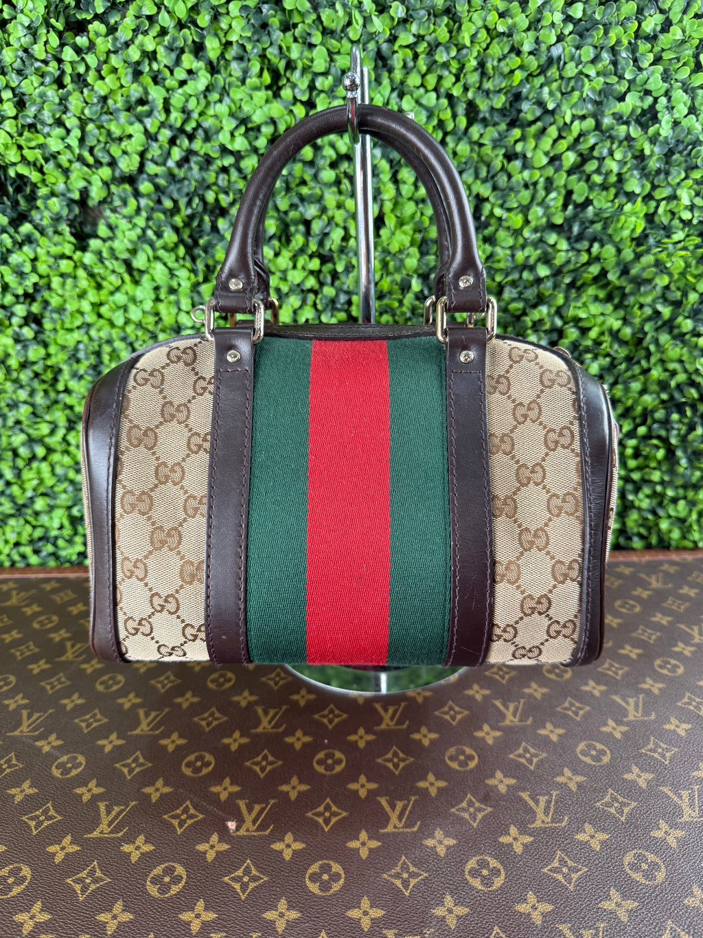 Gucci GG Canvas Small Boston