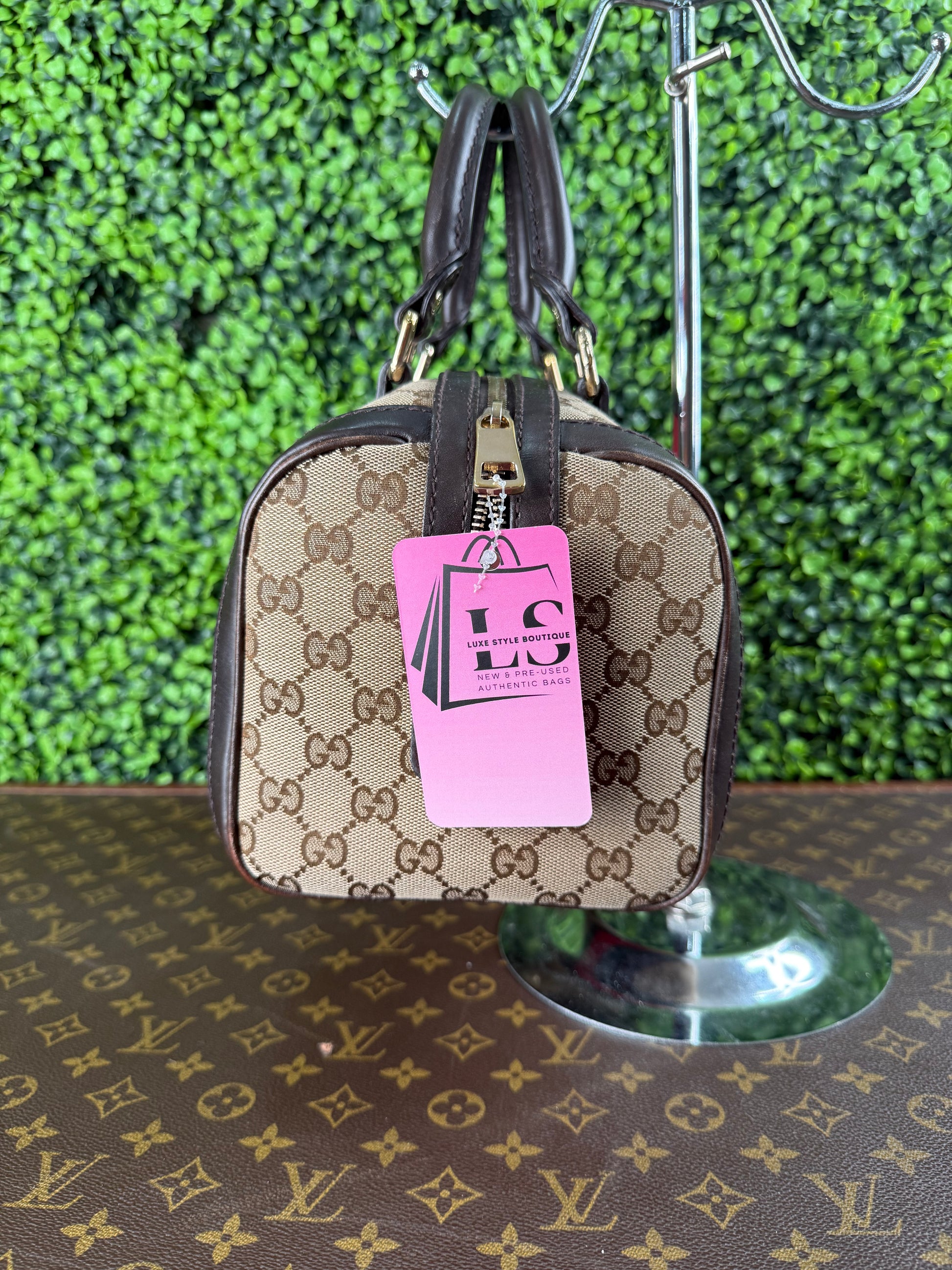 Gucci GG Canvas Small Boston