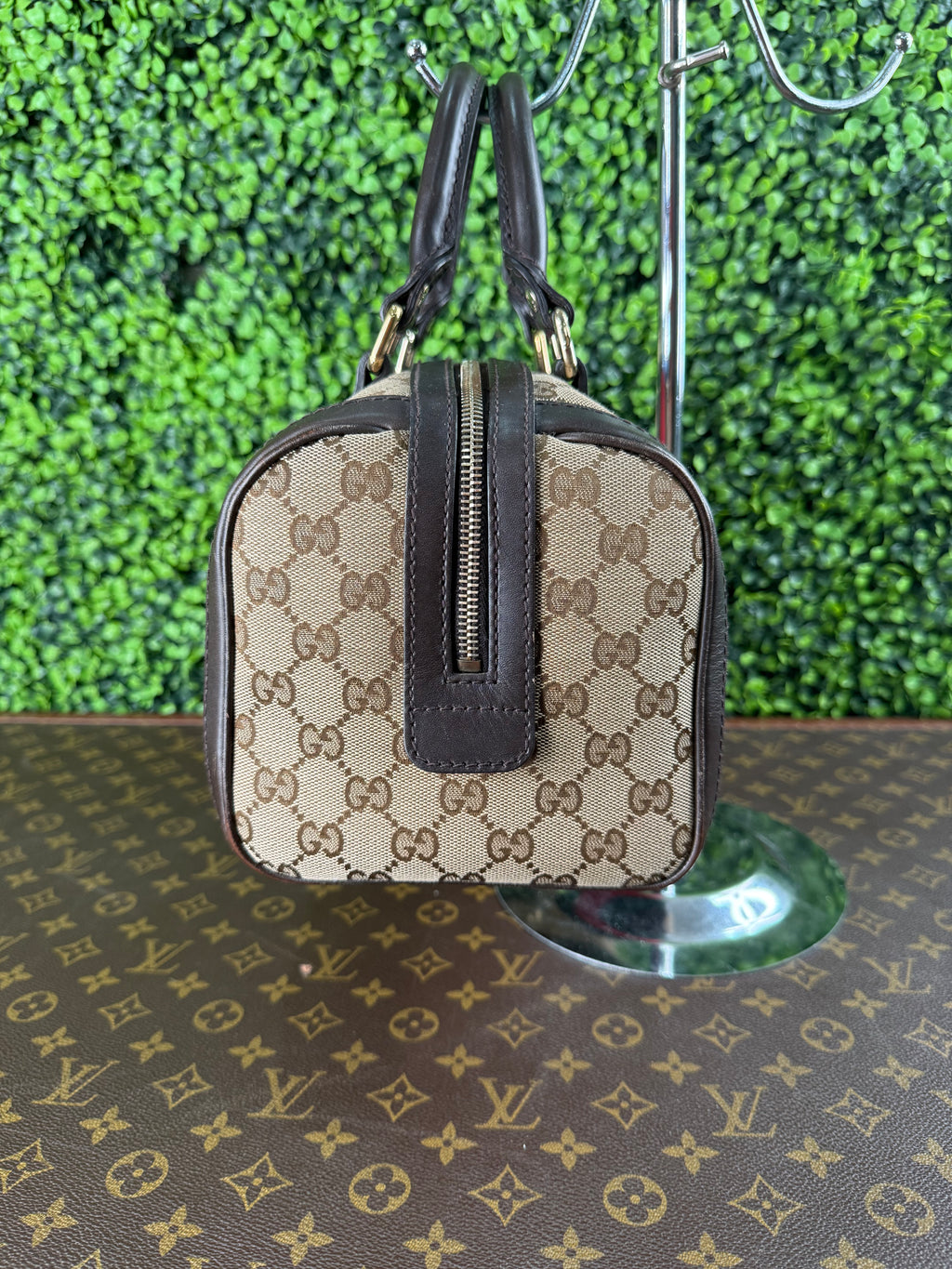 Gucci GG Canvas Small Boston