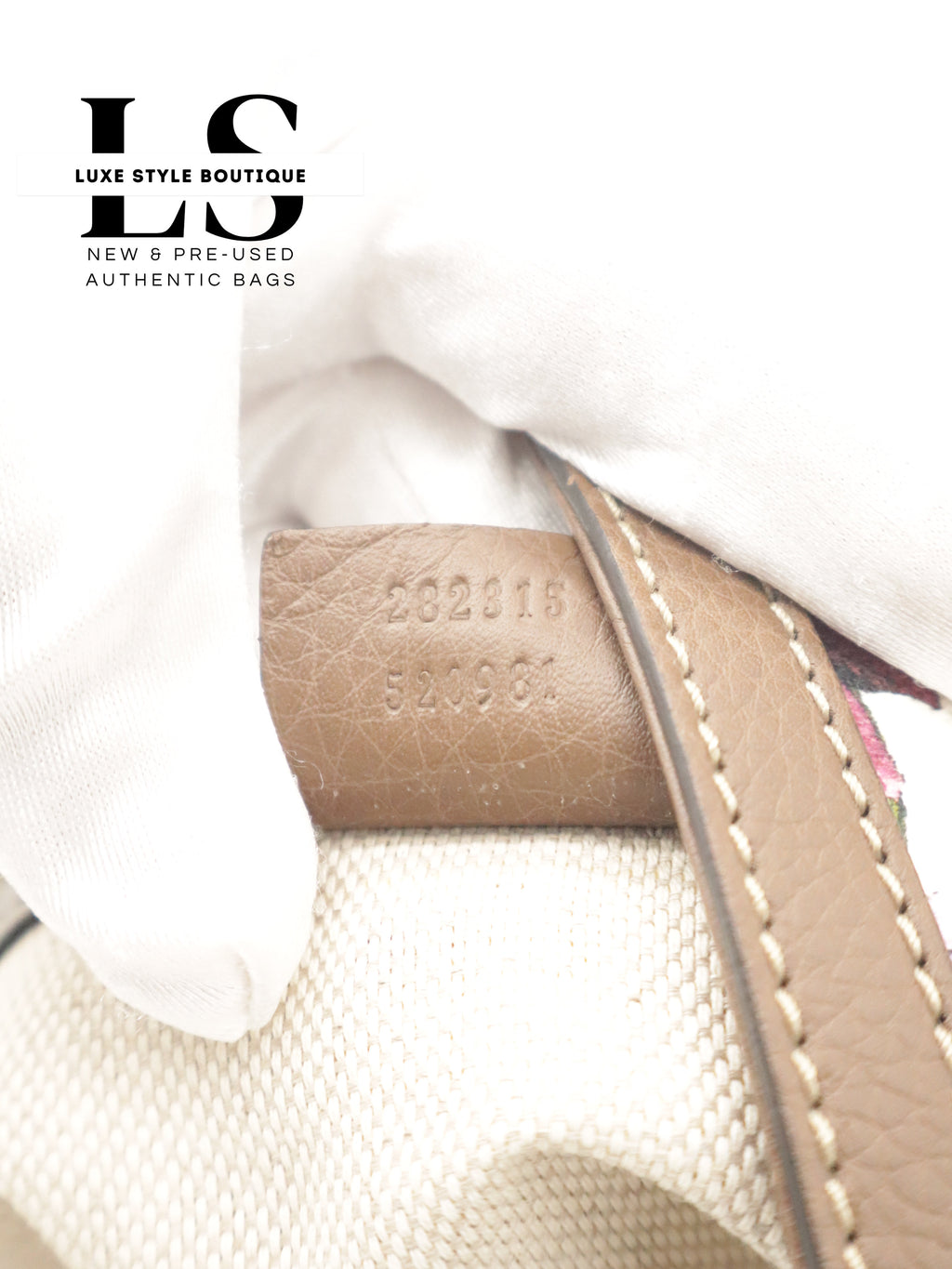 Gucci Flora Canvas Diana Bamboo Shoulder Bag