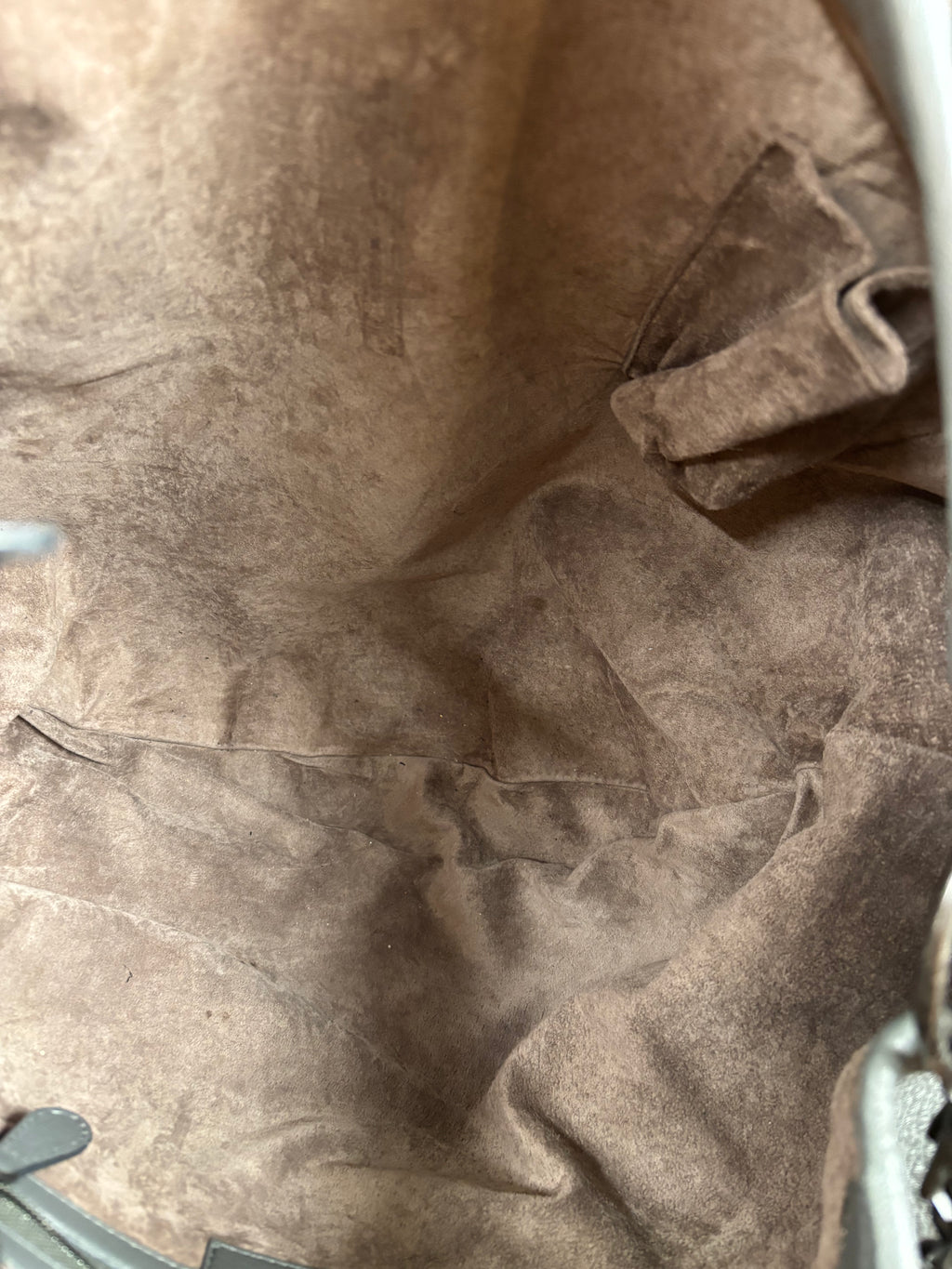 Bottega Veneta Gray Hobo Bag Large