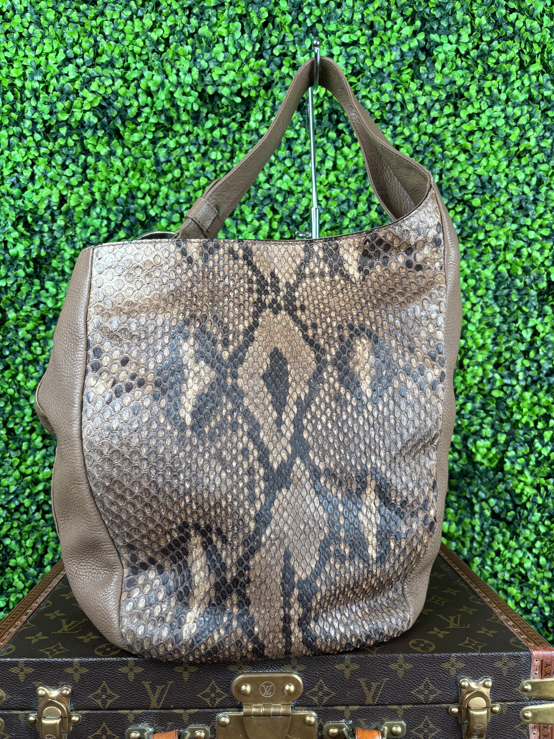 Gucci Greenwich Python Leather Bag