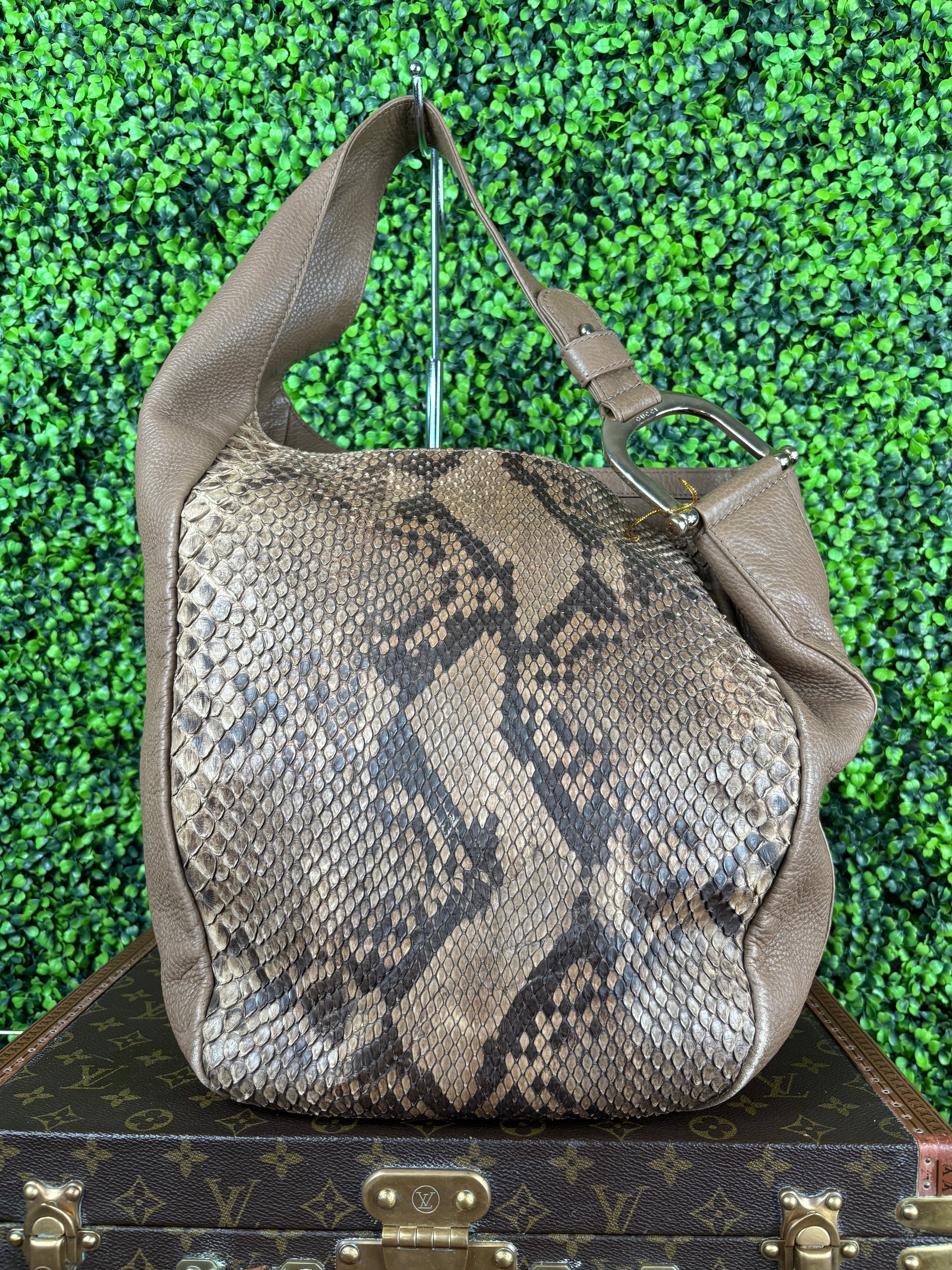 Gucci Greenwich Python Leather Bag