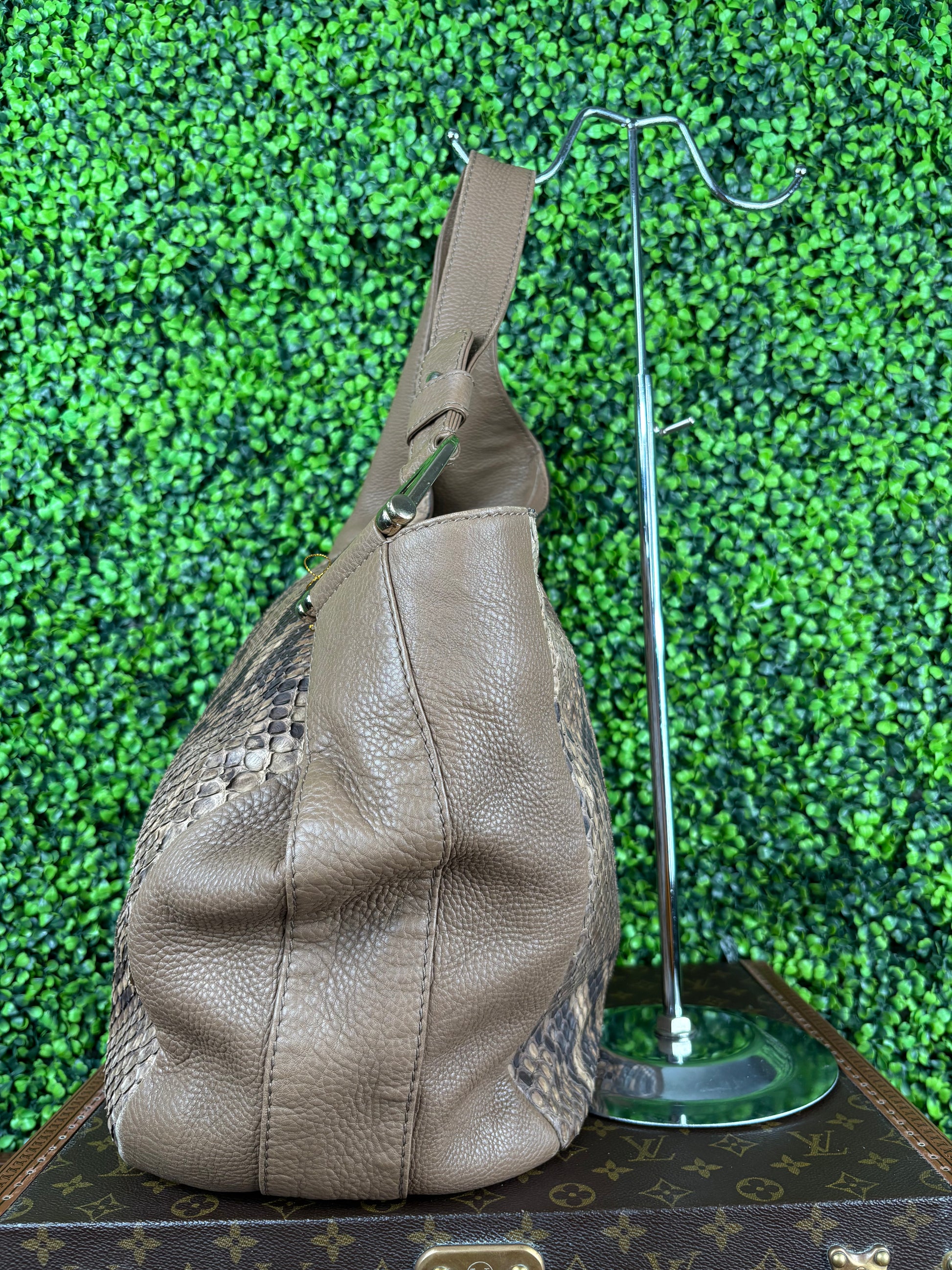 Gucci Greenwich Python Leather Bag