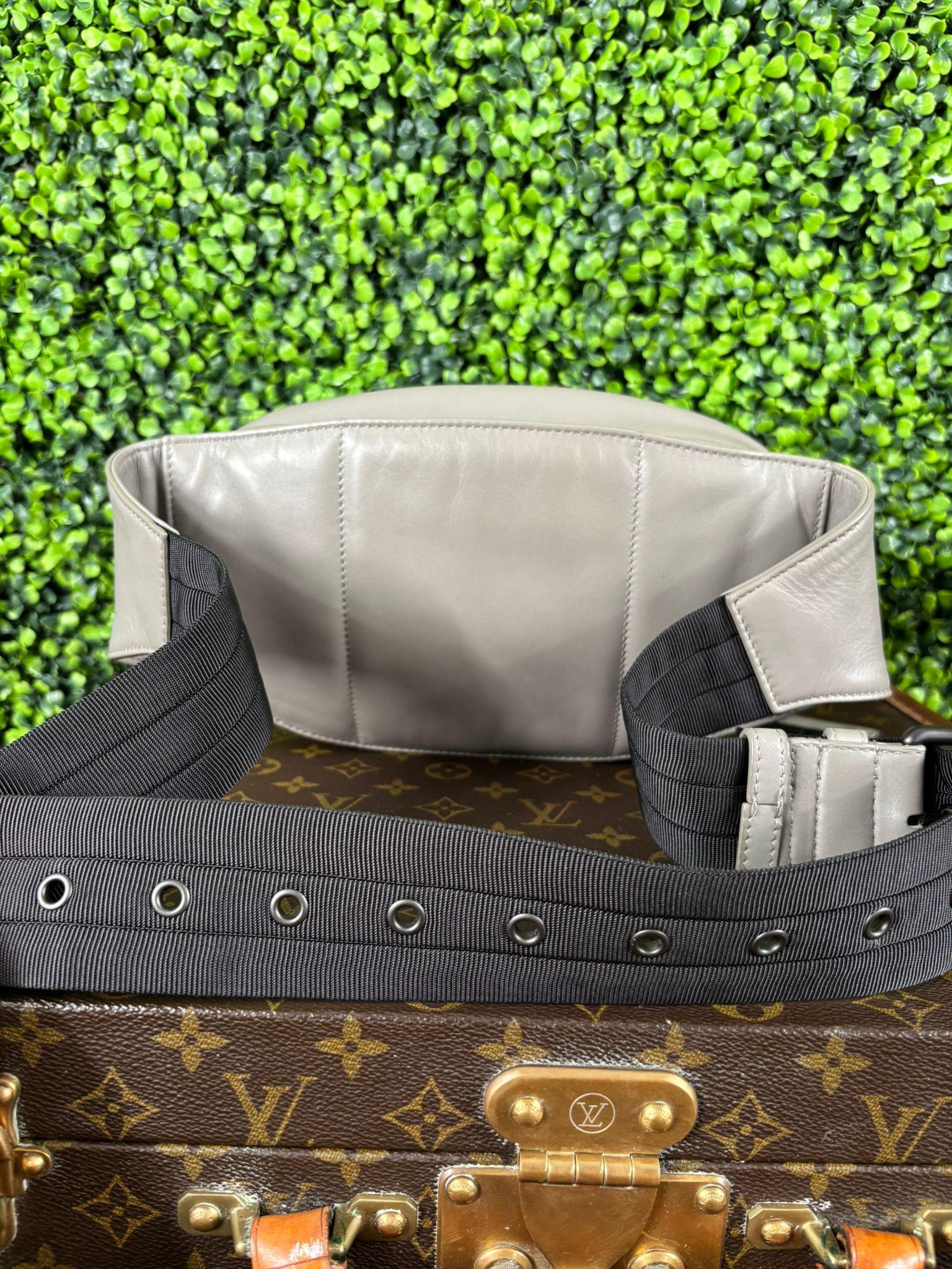 Bottega Veneta Grey Intrecciato Belt Bag