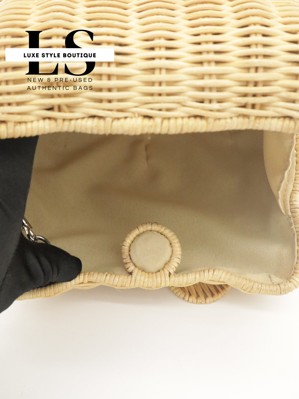 A-Jolie x Hello Kitty Rattan Shoulder Bag