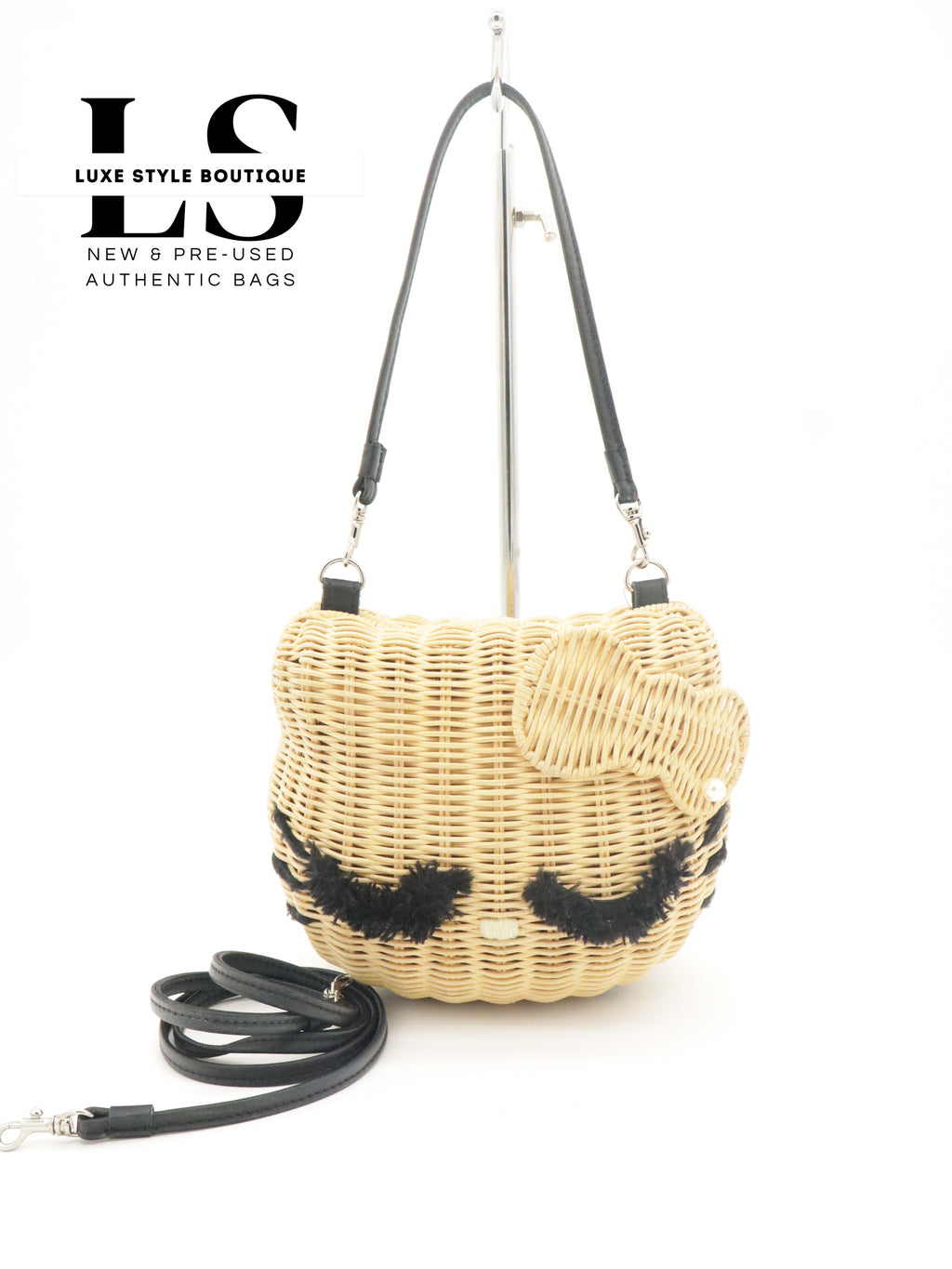A-Jolie x Hello Kitty Rattan Shoulder Bag